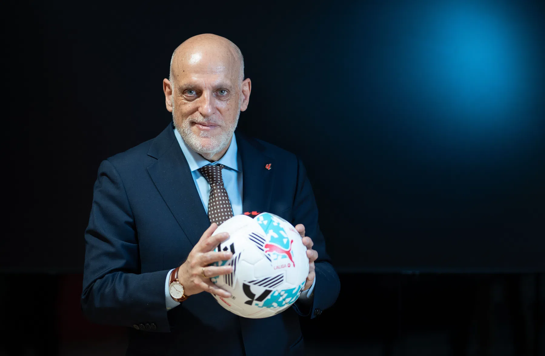 Ook Tebas meldt zich in relletje tussen Xavi en Laporta: 'Niks van waar'