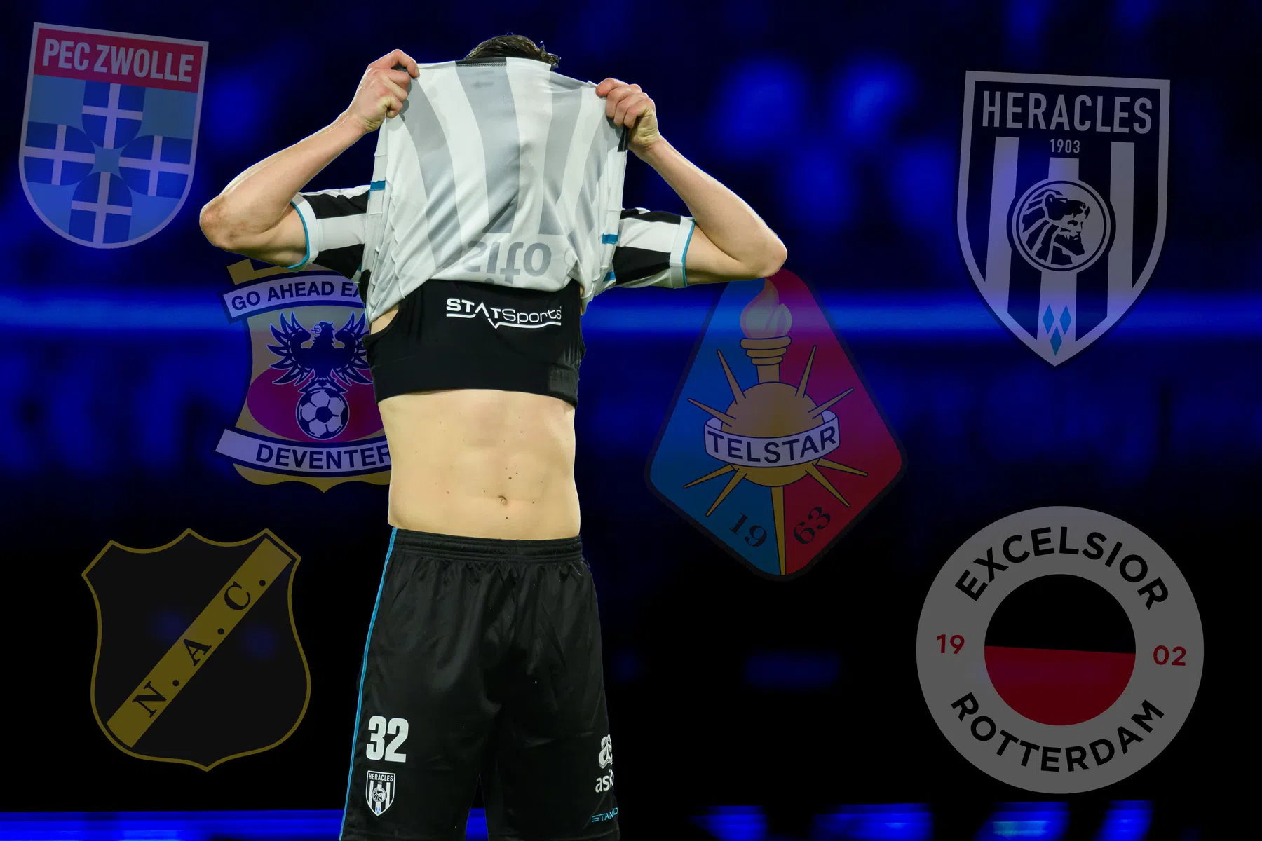Het resterende programma van de degradatiekandidaten in de Eredivisie