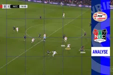 Thumbnail for article: PSV had alleen meer balbezit dan NEC