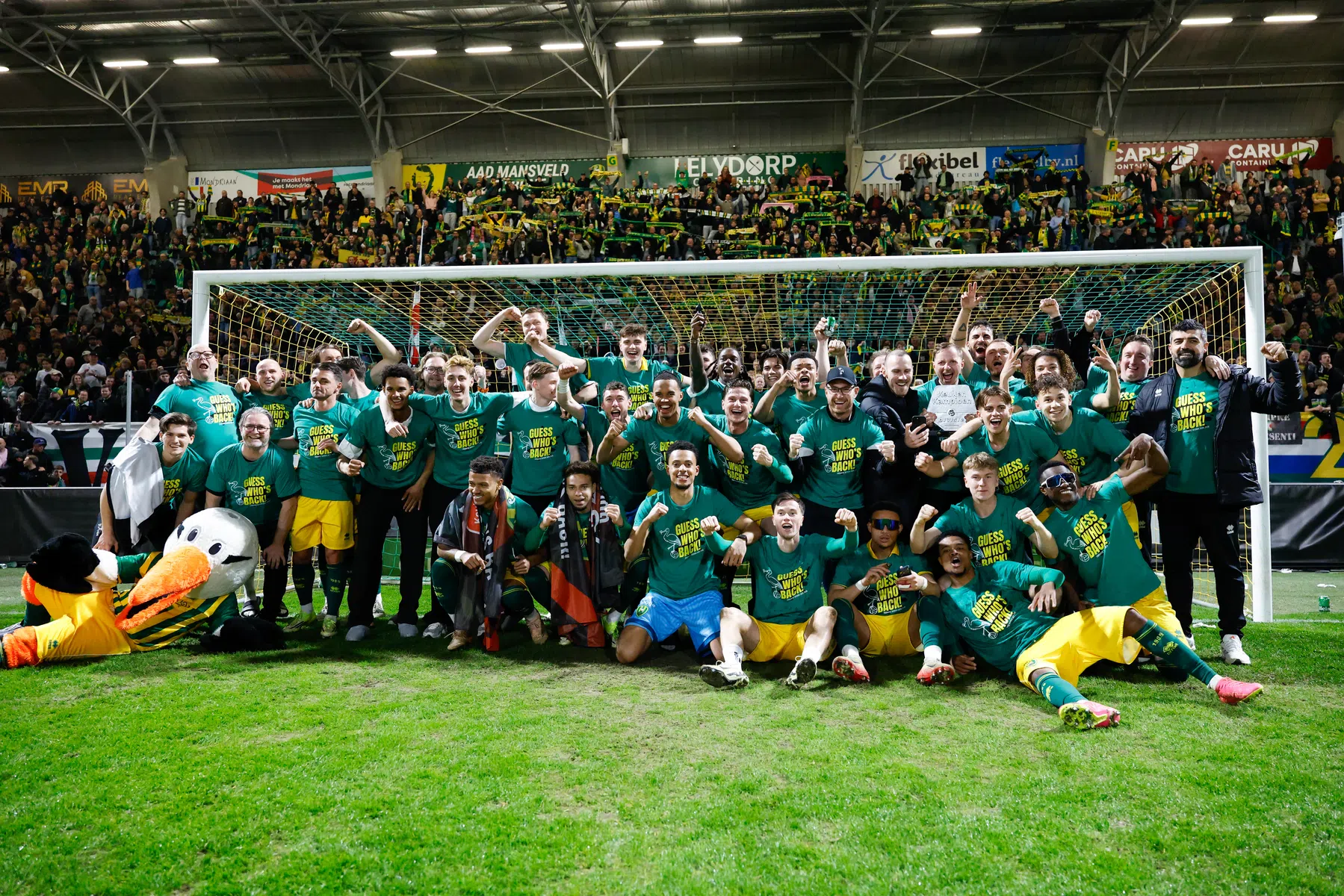 Wie zijn de spelers die promoveren met ADO Den Haag?