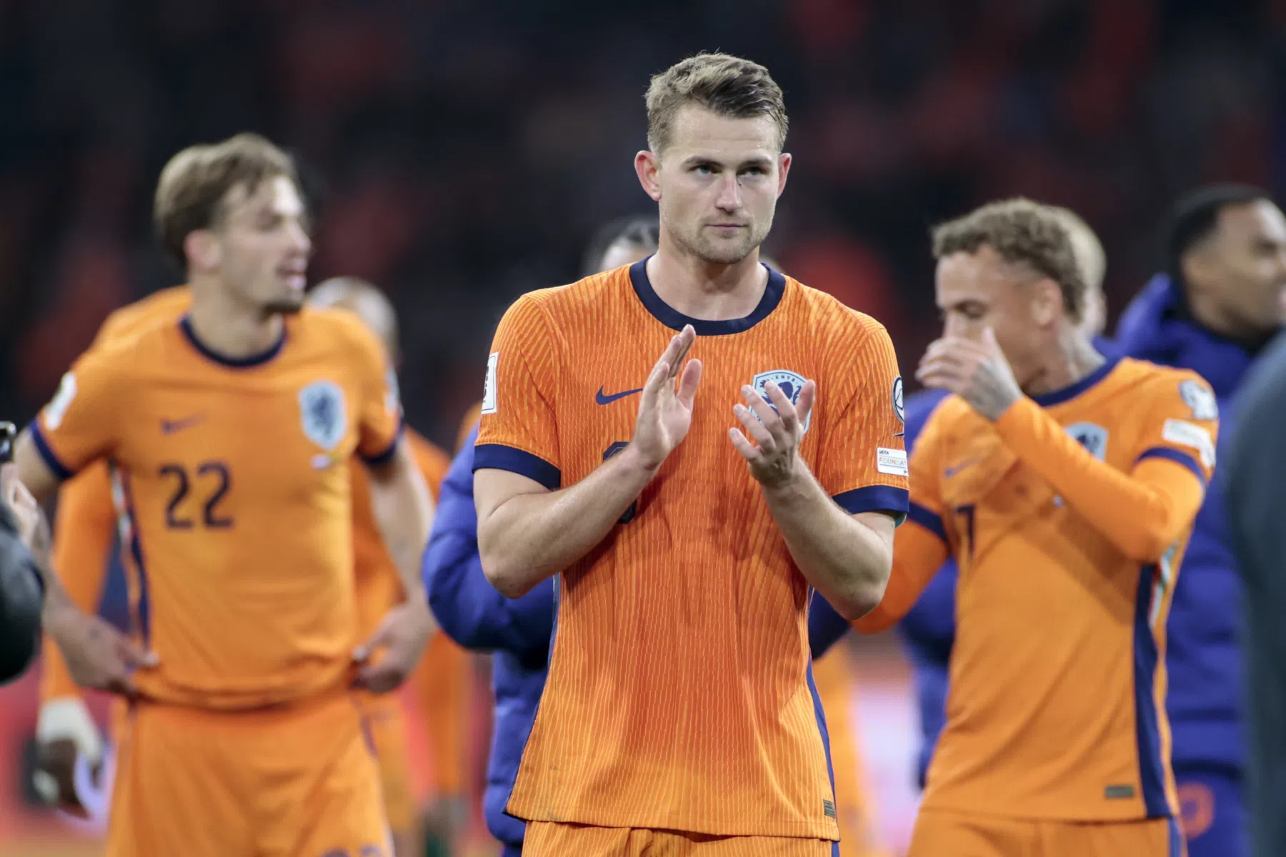 WK van De Ligt op de tocht door rugblessure: 'Moeilijk te voorspellen'