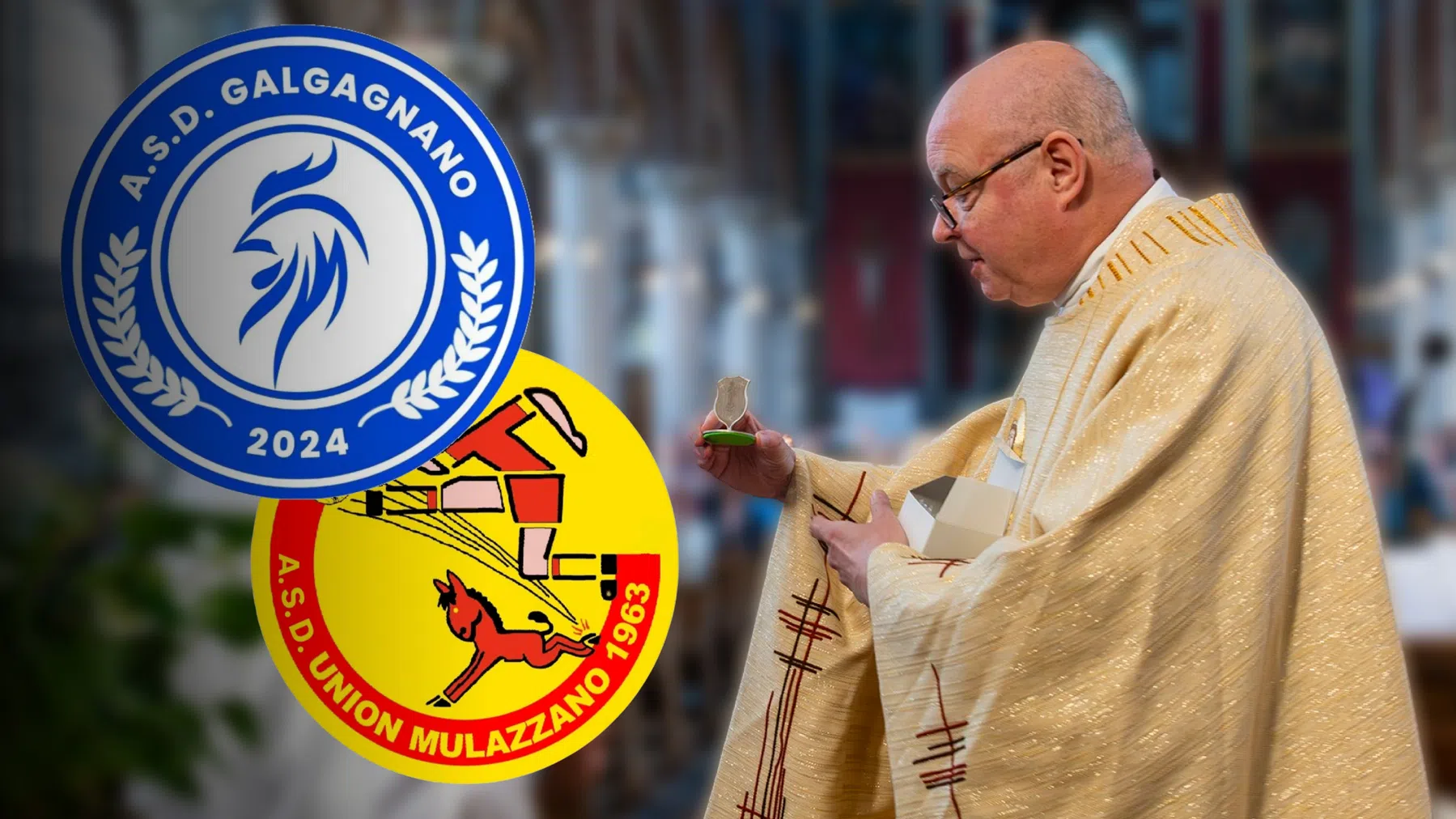 Verkleed als priester, maar zondigt alsnog: trainer gaat over de schreef