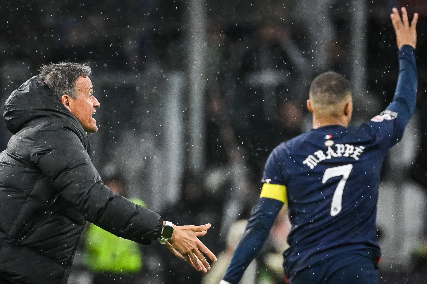 Mbappé over Luis Enrique: 'Kon er niet ten volle van genieten'