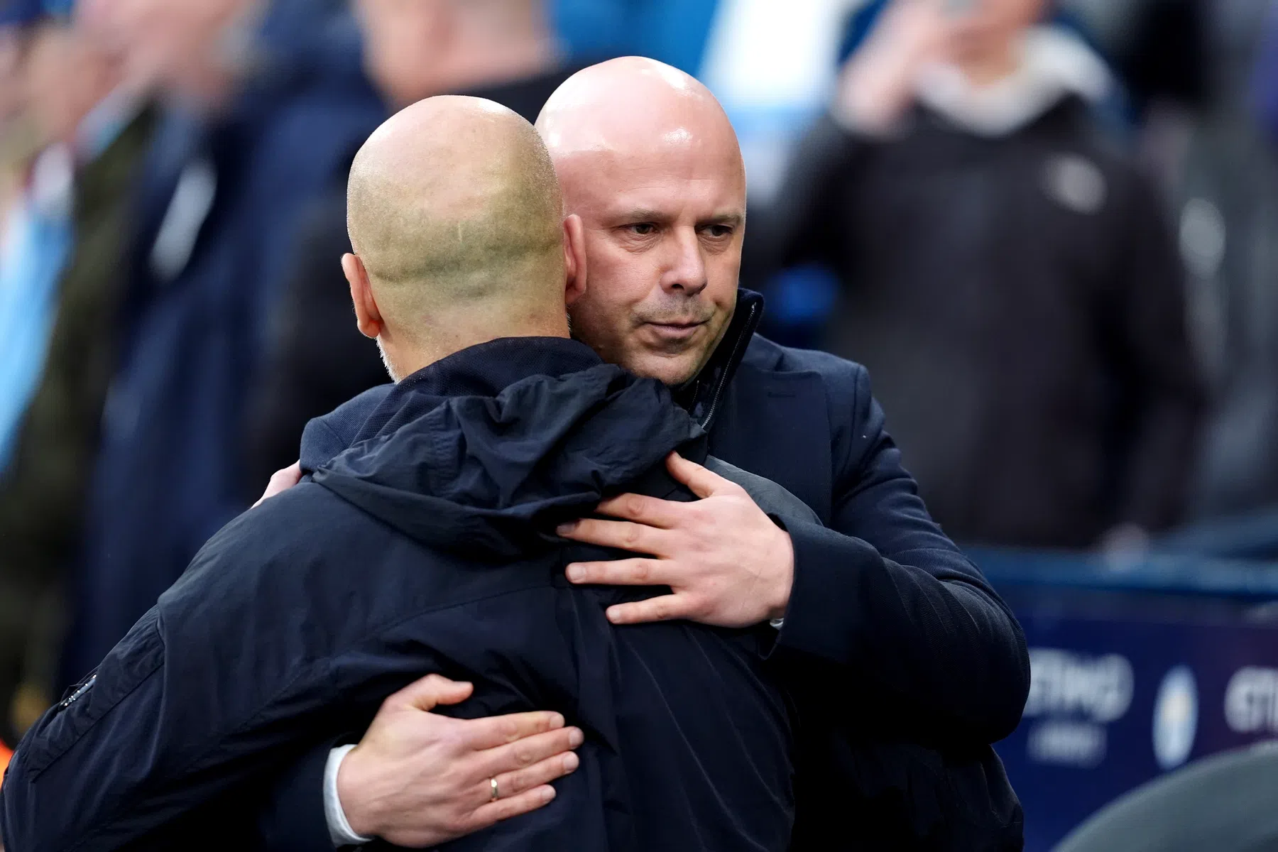 Compliment Guardiola voor Slot: 'Hij heeft ons allemaal kapotgemaakt'