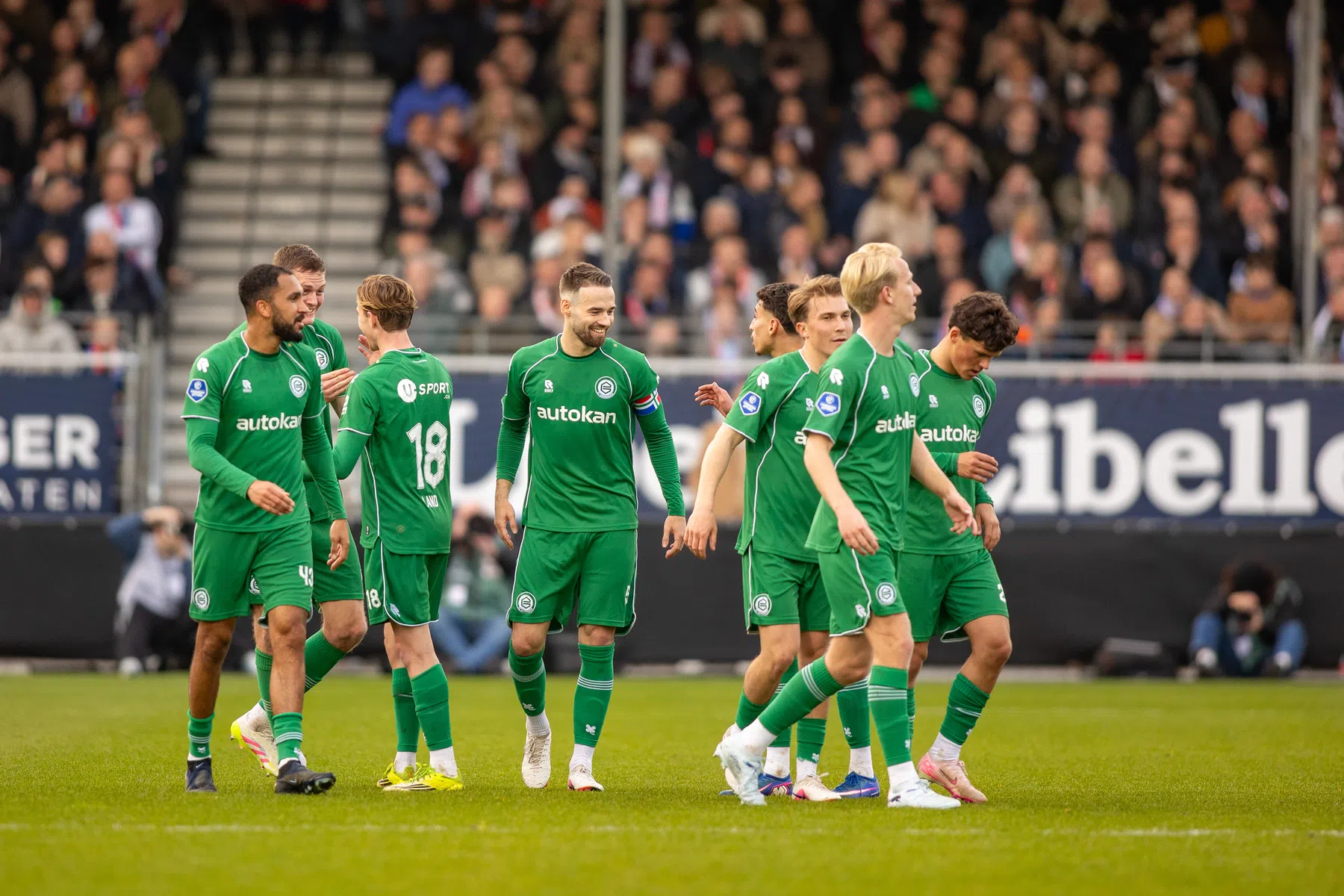 Groningen houdt play-offs binnen handbereik na zwaarbevochten zege bij Telstar