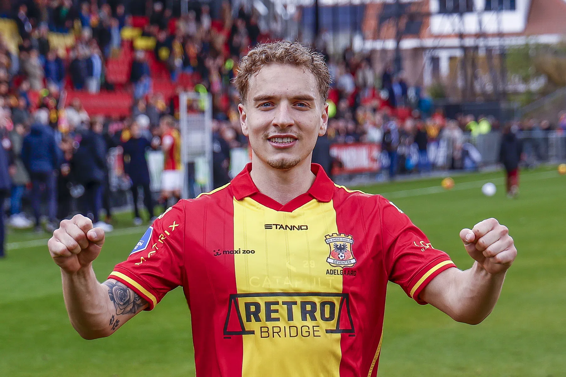 Na lang wachten maakt Adelgaard eerste goal: 'Dit was mijn beste wedstrijd'