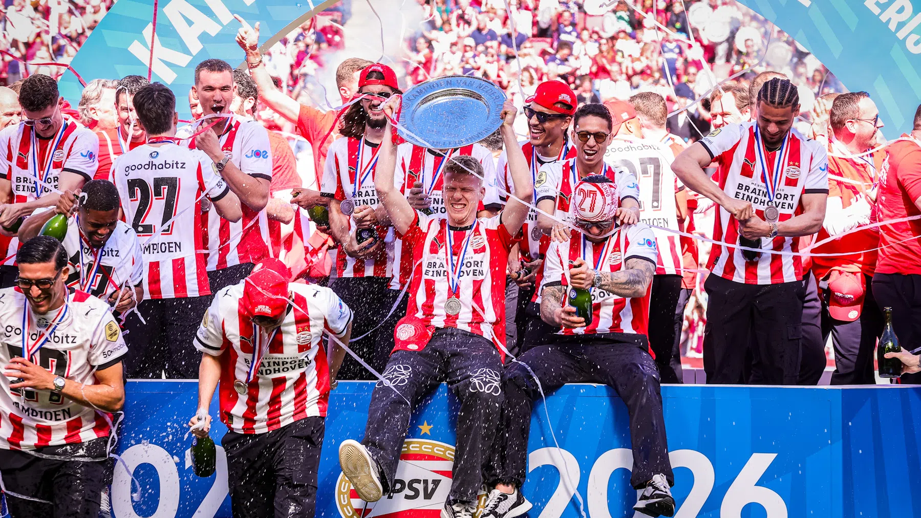 Hoe Schouten het hartverwarmende middelpunt werd van PSV-vreugde