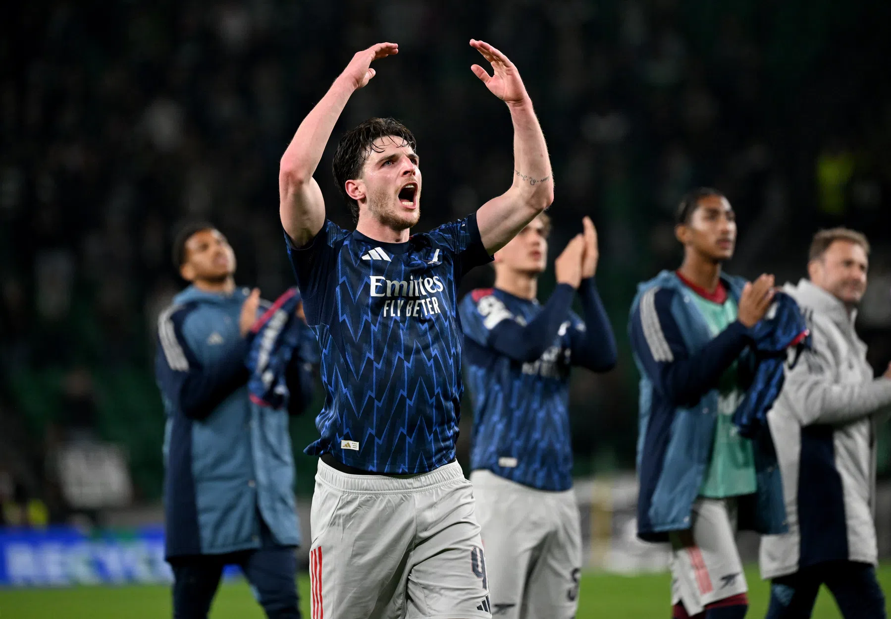 'De bijna-mannen van Arsenal verdrijven spoken in de Champions League'