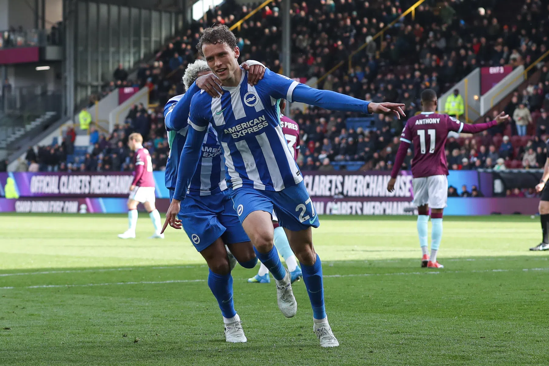 Primeur voor Brighton-held Wieffer: 'Nooit eerder twee keer gescoord'