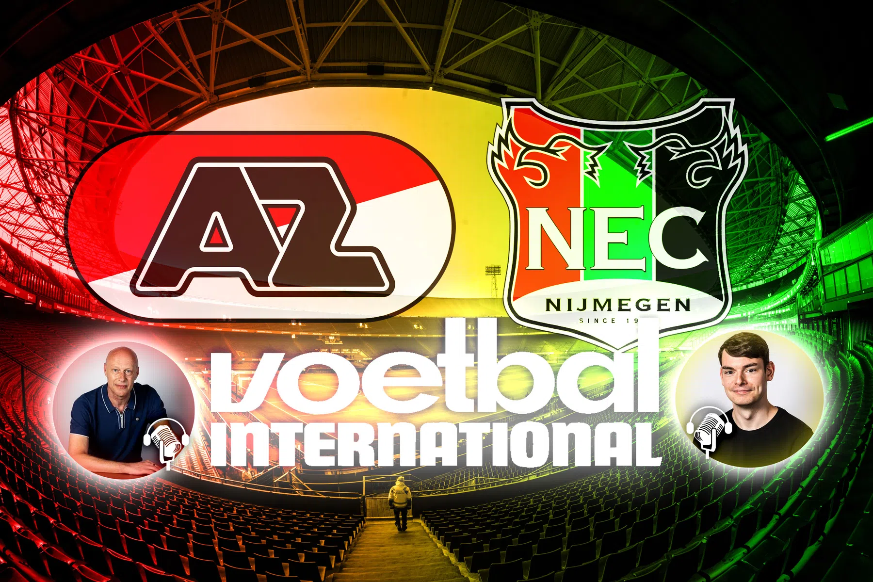VI telt af naar bekerfinale met clubpodcasts AZ en NEC