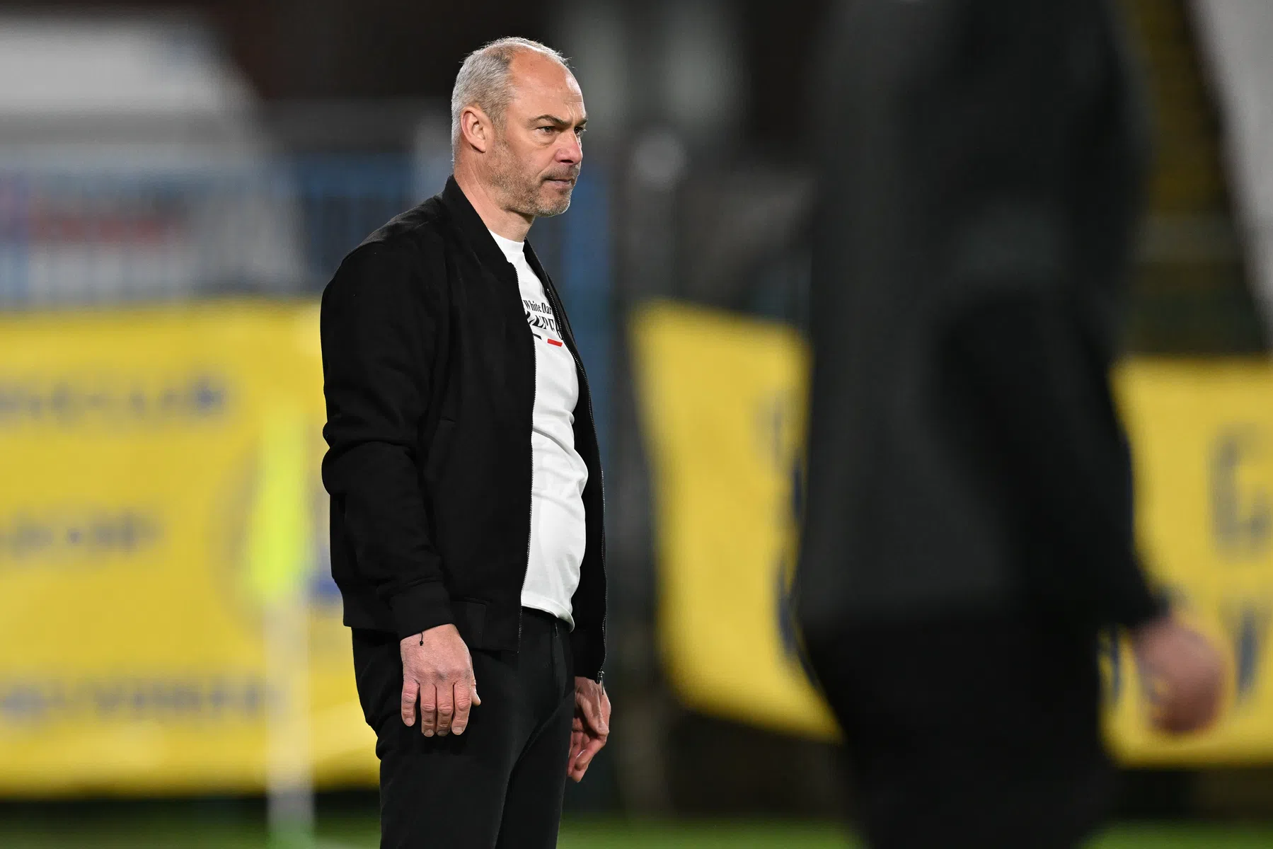 Hoofdtrainer Bruno Christ kon de degradatie niet voorkomen. 