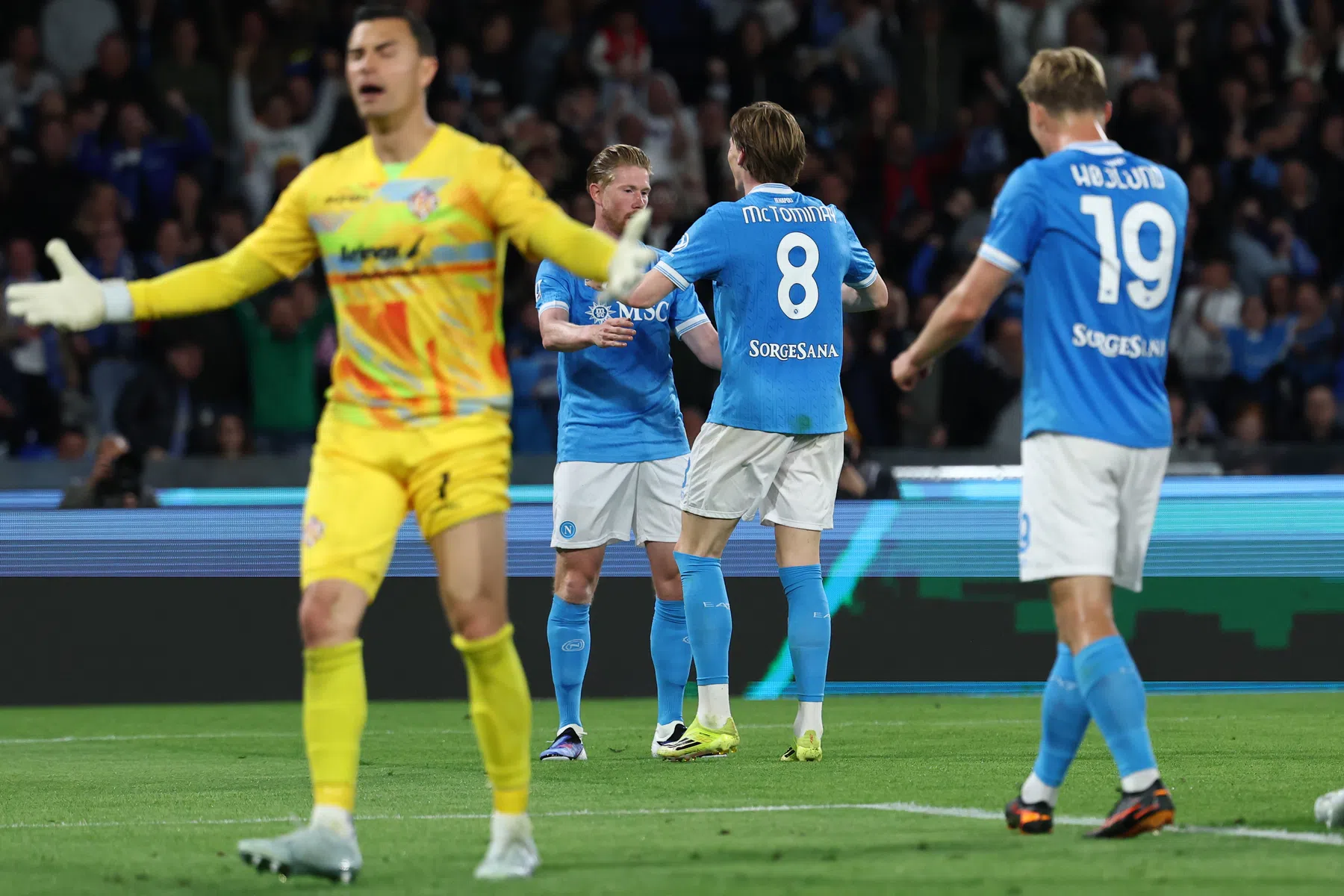 De Bruyne dirigeert Napoli naar zege: Inter dit weekend geen officieus kampioen