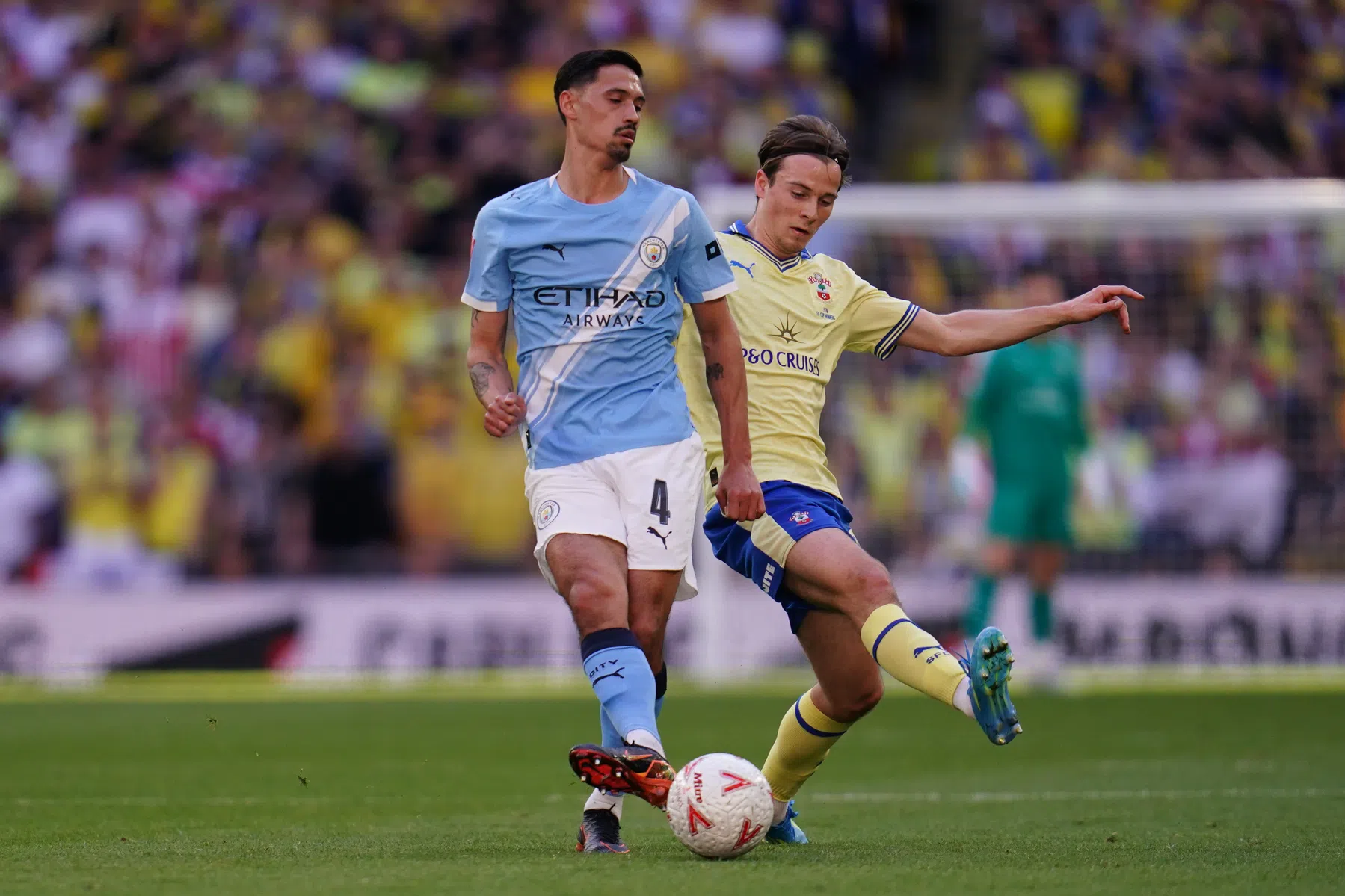Manchester City mag zich na acht zinderende minuten melden in FA Cup-finale