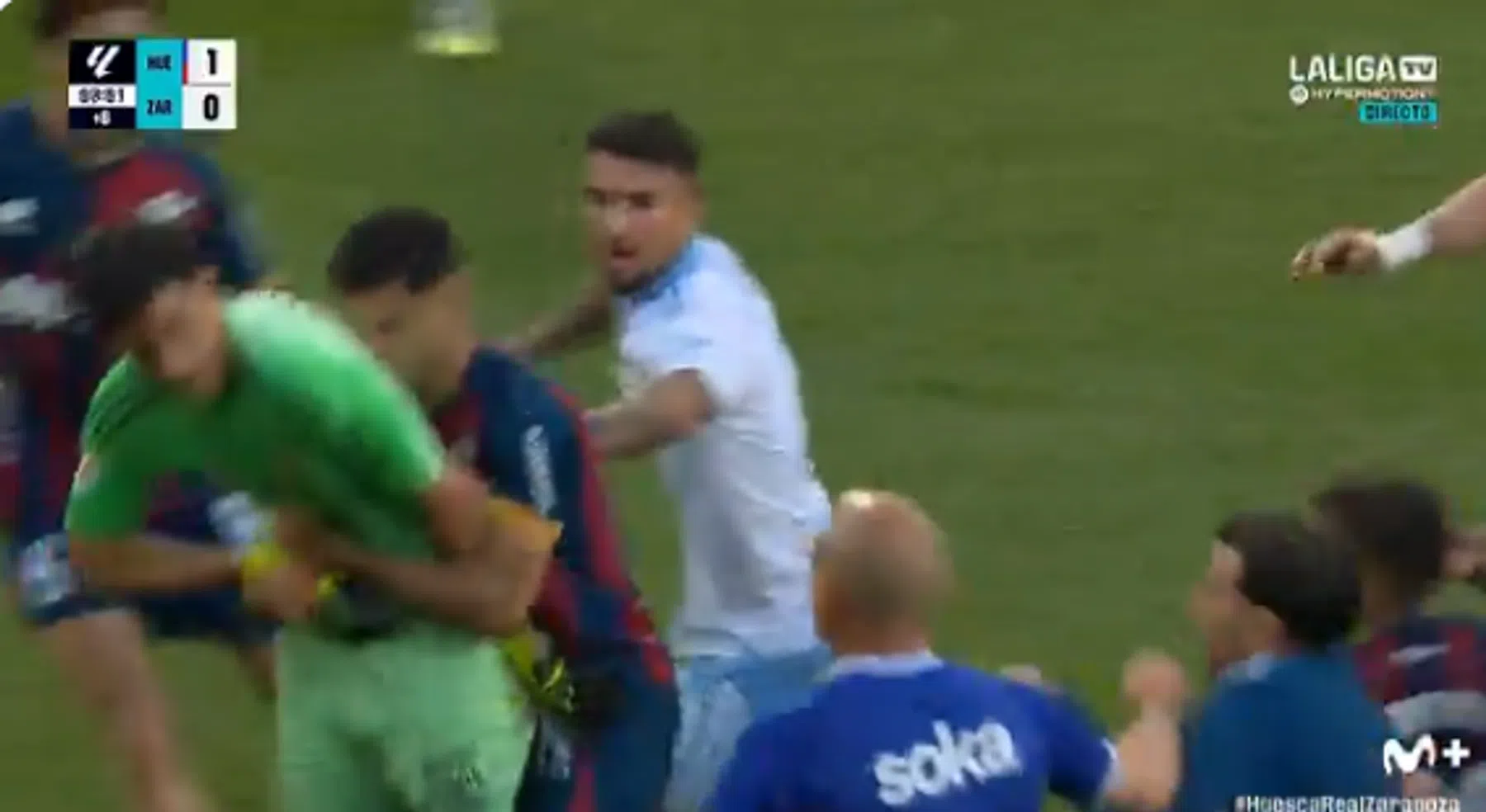 Zaragoza distantieert zich van doorgedraaide keeper, Esteban komt met excuses