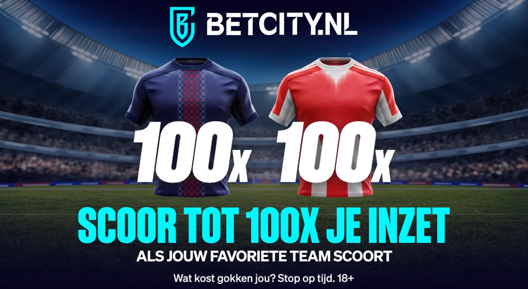 Kies tussen PSG en Bayern: goal kan 100x de inzet opleveren!