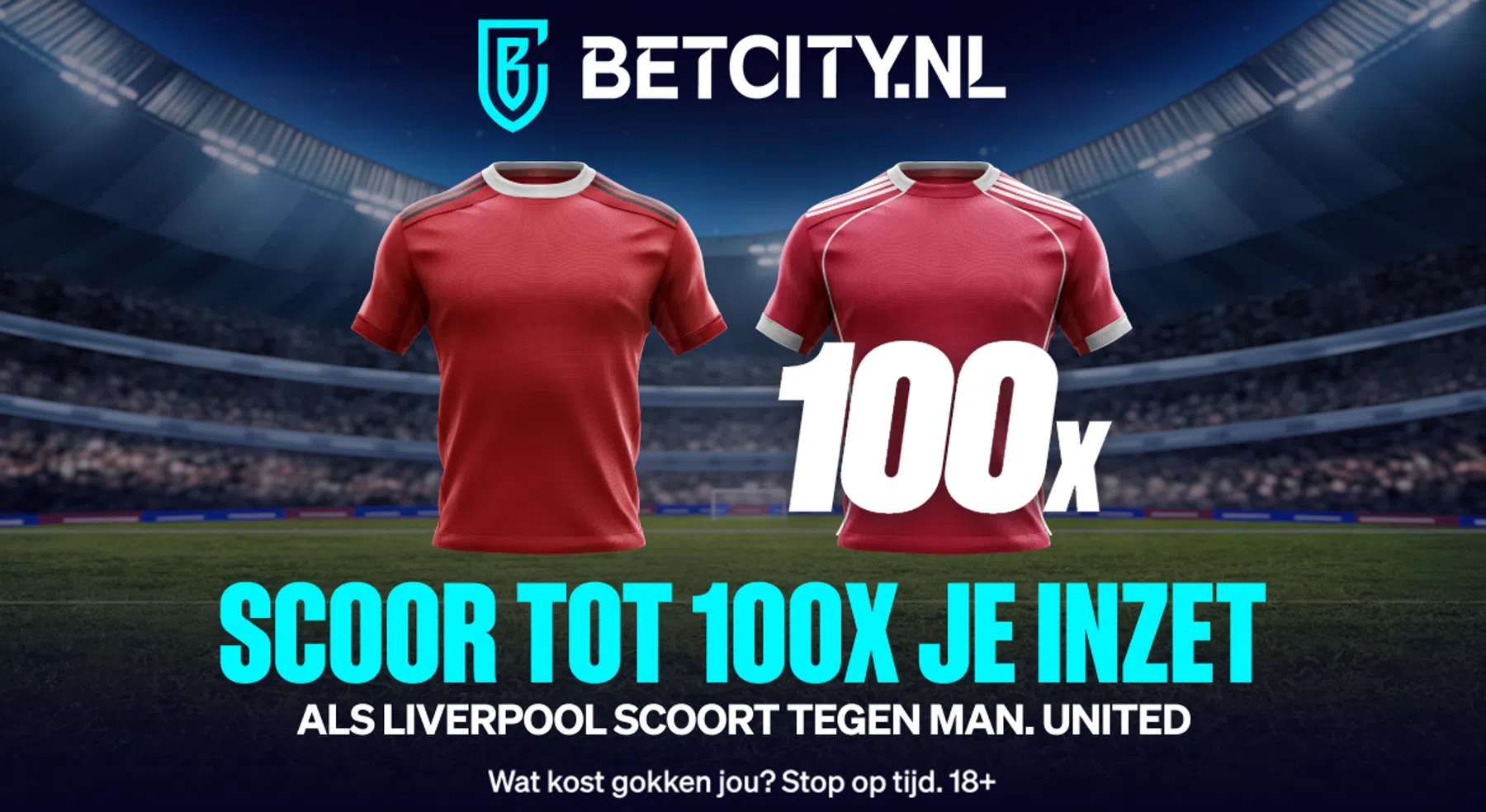 Liverpool jaagt op Champions League: €100 voor één goal tegen Man Utd!