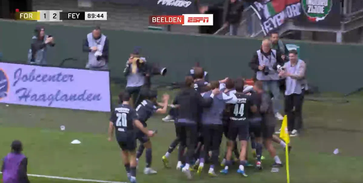 Samenvatting: Read redt Feyenoord tegen tiental Fortuna Sittard