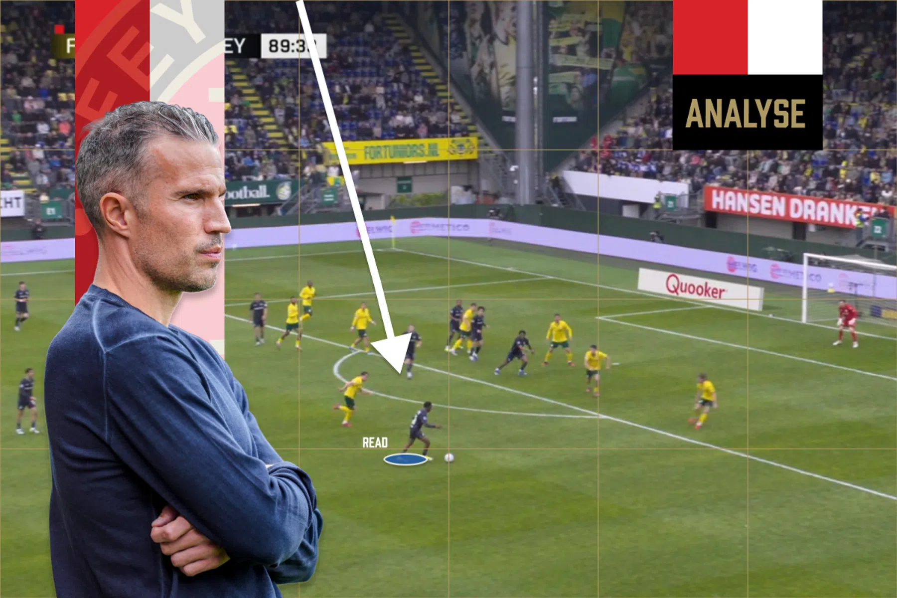 Tactische analyse Fortuna - Feyenoord: van 5-4-1 naar 3-2-5