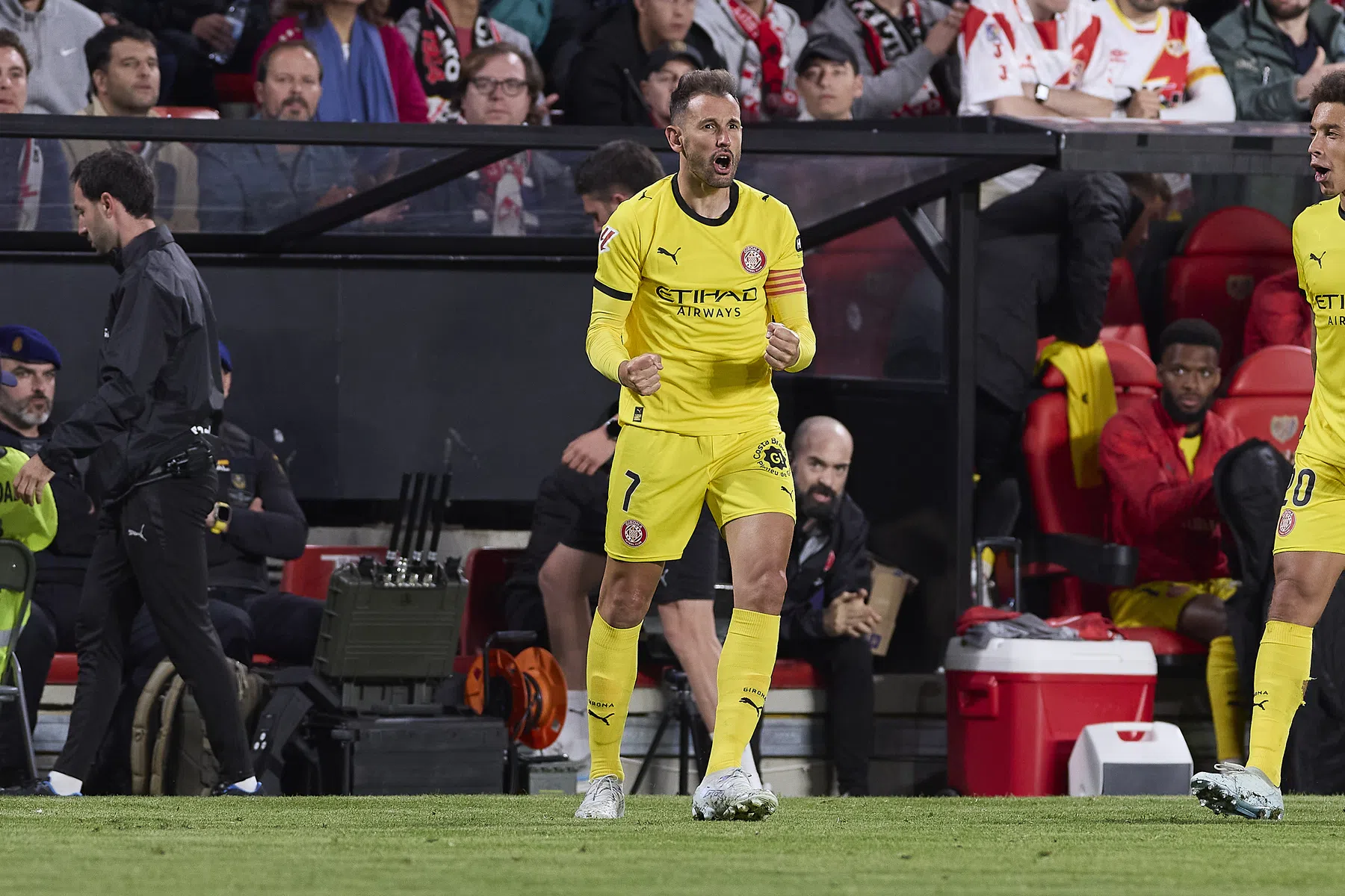 Stuani (39) redt punt voor Girona, dat nog altijd moet vrezen voor degradatie