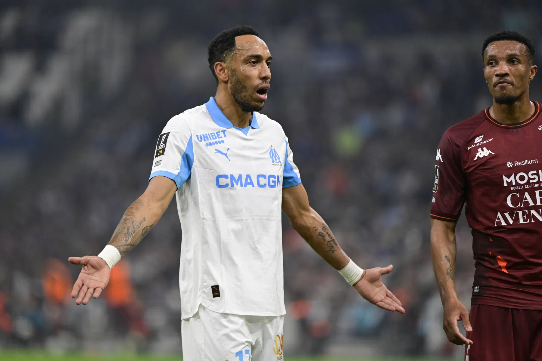 Aubameyang terug bij Marseille na uit de hand gelopen grap met brandblusser