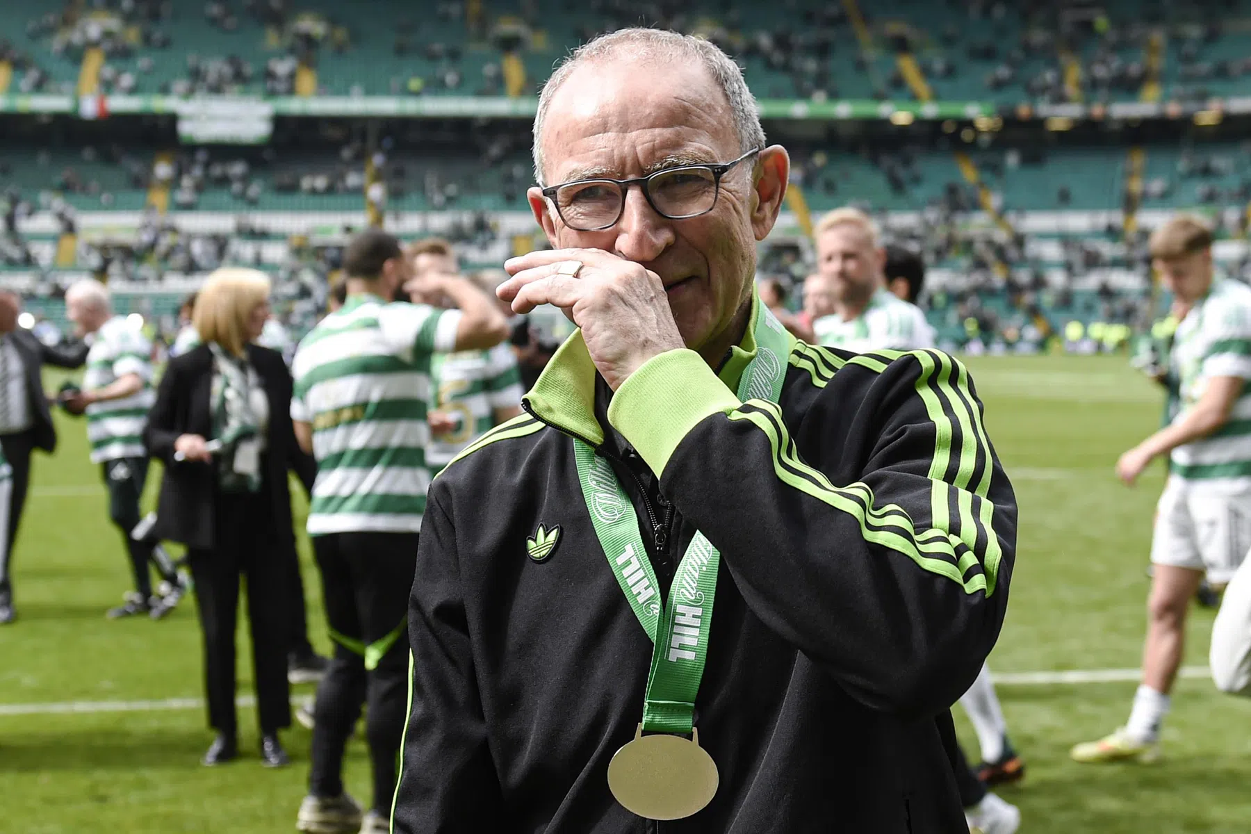 Pensionado O'Neill pakt met Celtic de titel: 'Herinnerd hoe mooi het leven is'