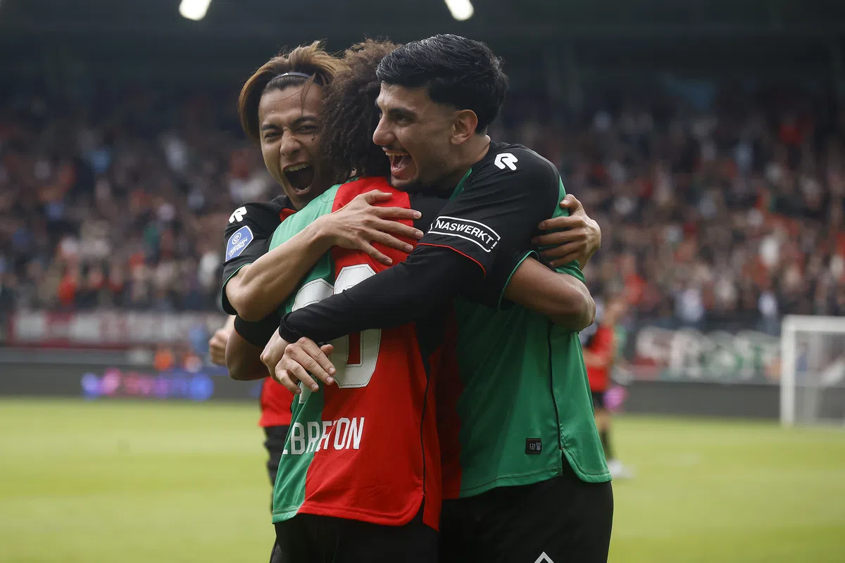 NEC's historische derde plek — dankzij PSV — photo: Voetbal International