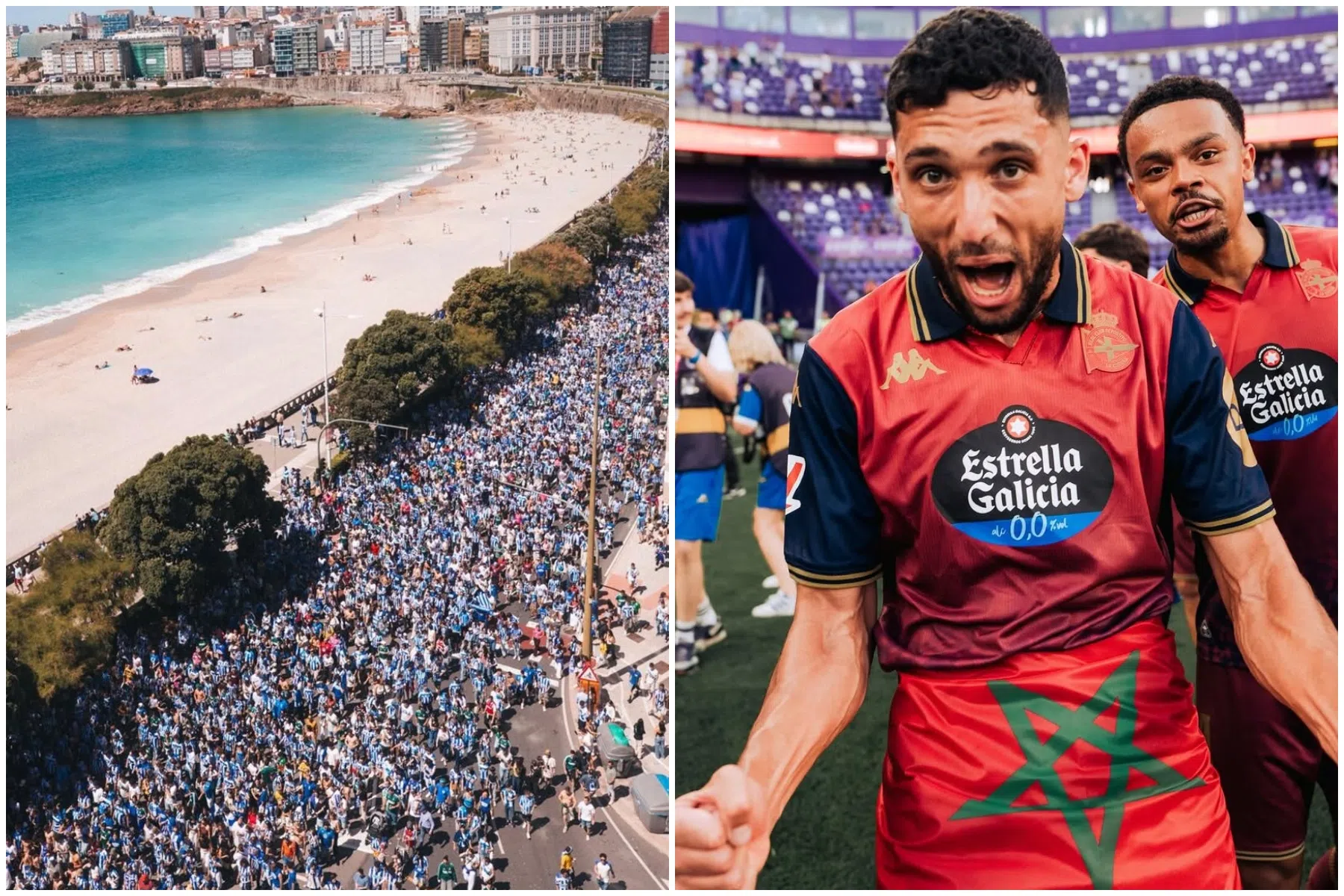 Zo beleefde Depor-topscorer Eddahchouri het volksfeest: 'Nu Bernabéu en Camp Nou'