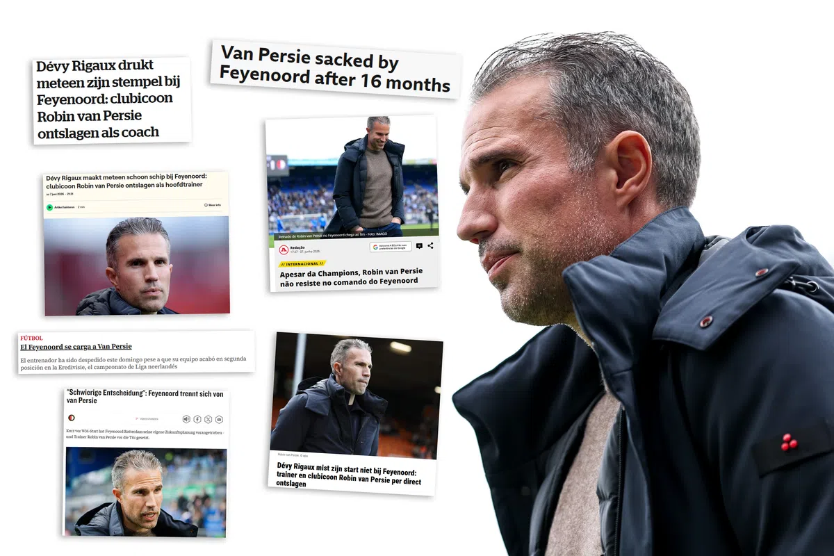 Buitenlandse pers wijst op 'onorthodoxe en chaotische' managementstijl Van Persie