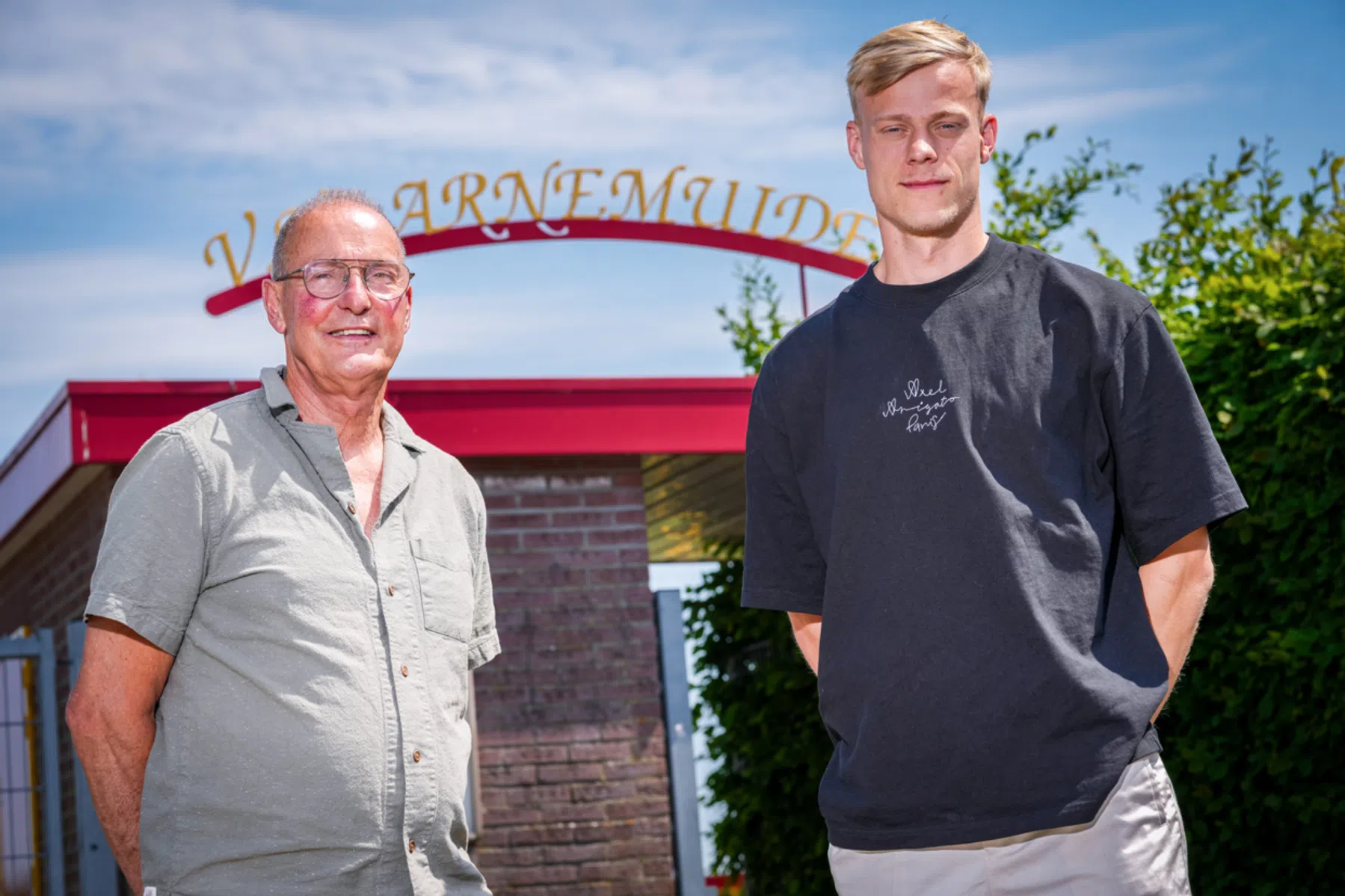 Jan Paul van Hecke en Jan Poortvliet, voetbaltrots van Arnemuiden