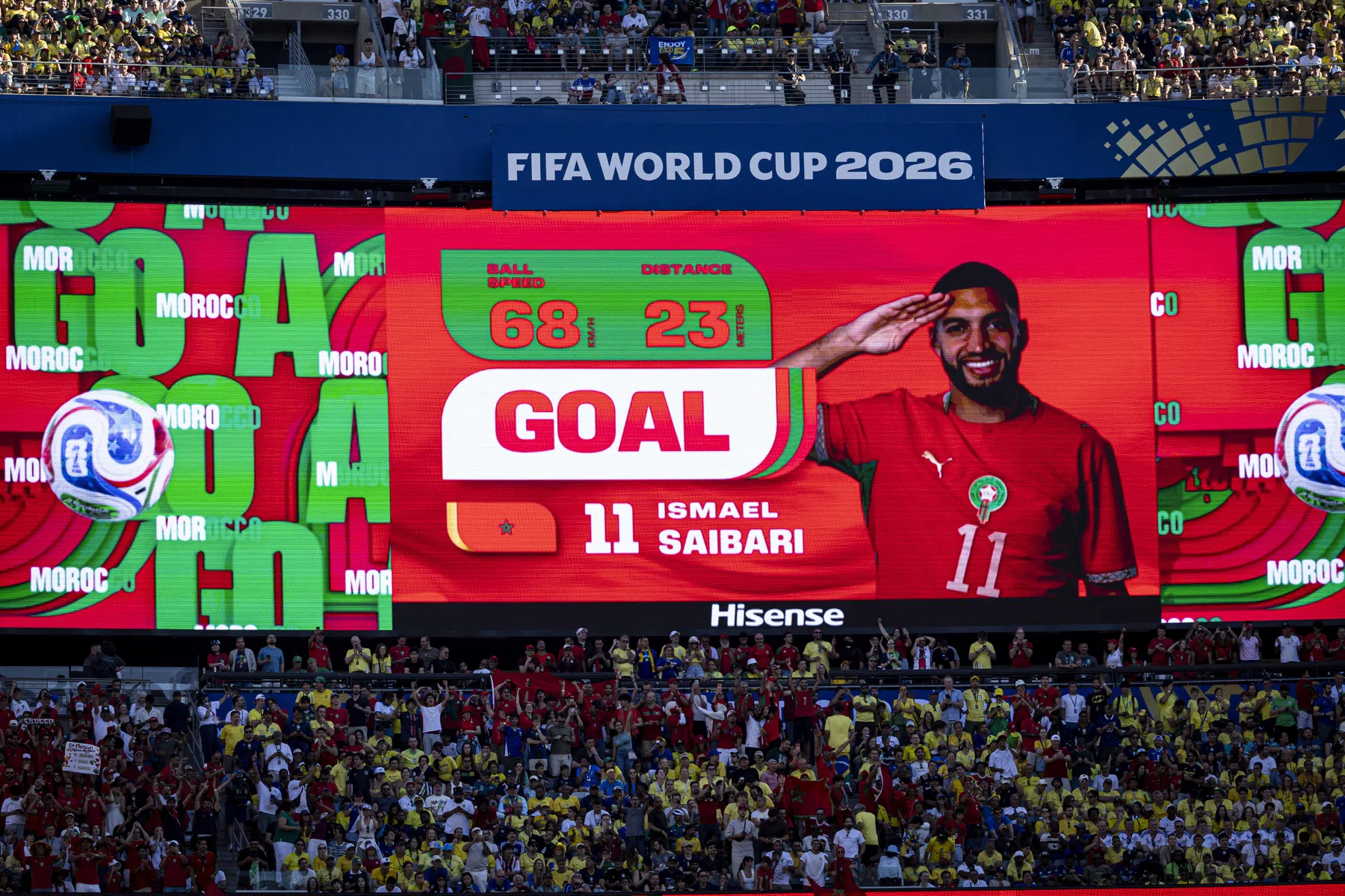 Saibari dolblij met eerste WK-goal, Salah-Eddine schaart Marokko bij wereldtop