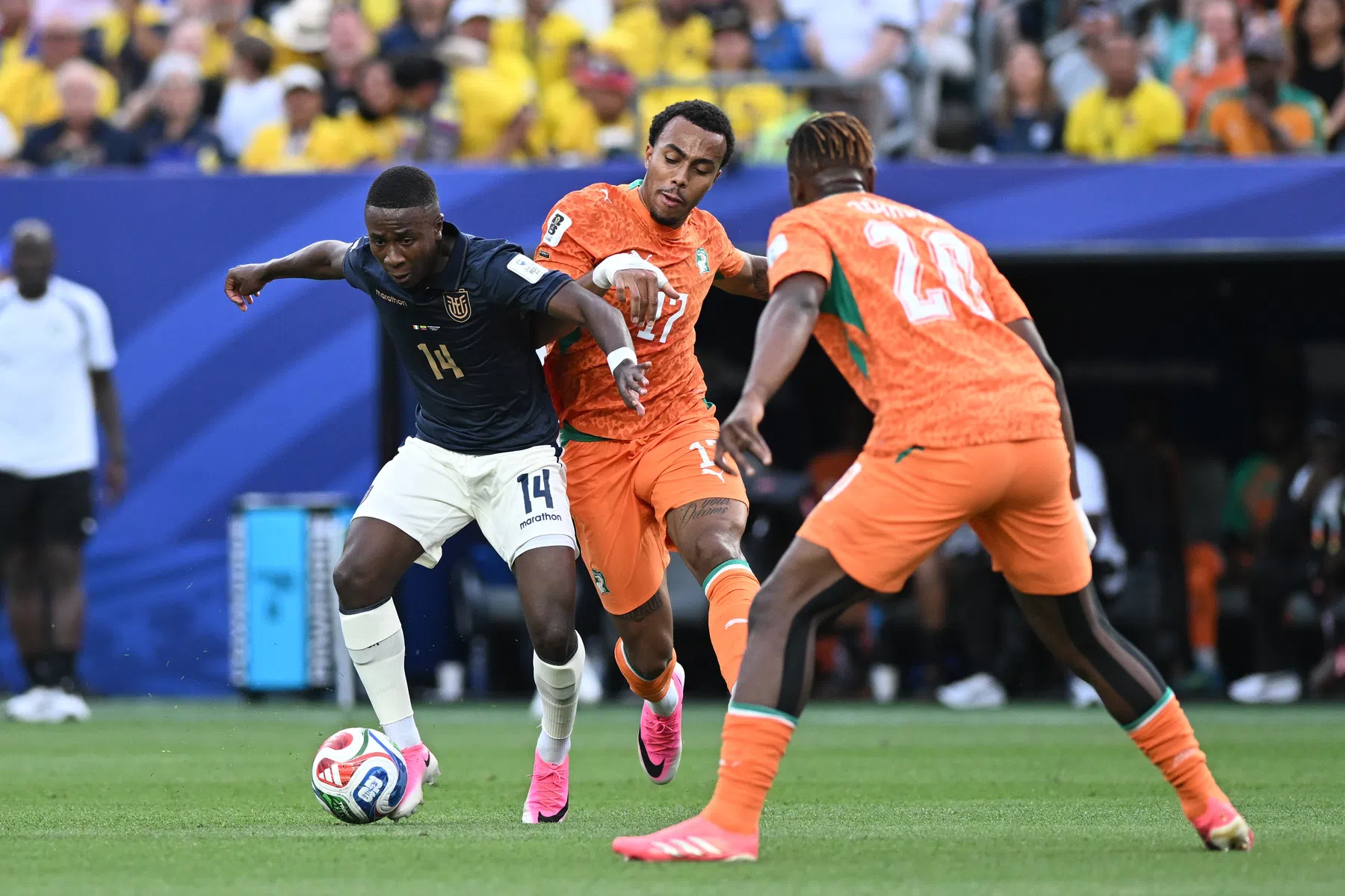 Diallo bezorgt Ivoorkust drie punten in groep van Curaçao