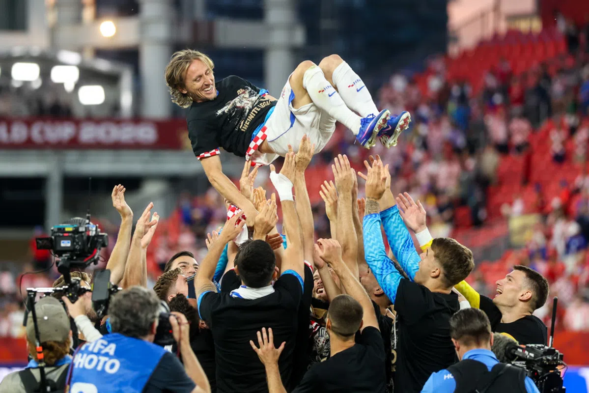 Modric: 200 caps, één legende — photo: Voetbal International