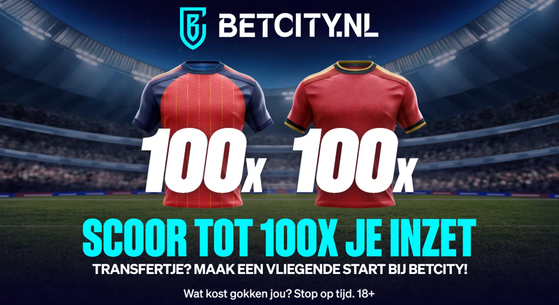 Spanje of België? Treffer in kwartfinale kan tot 100x de inzet opleveren!