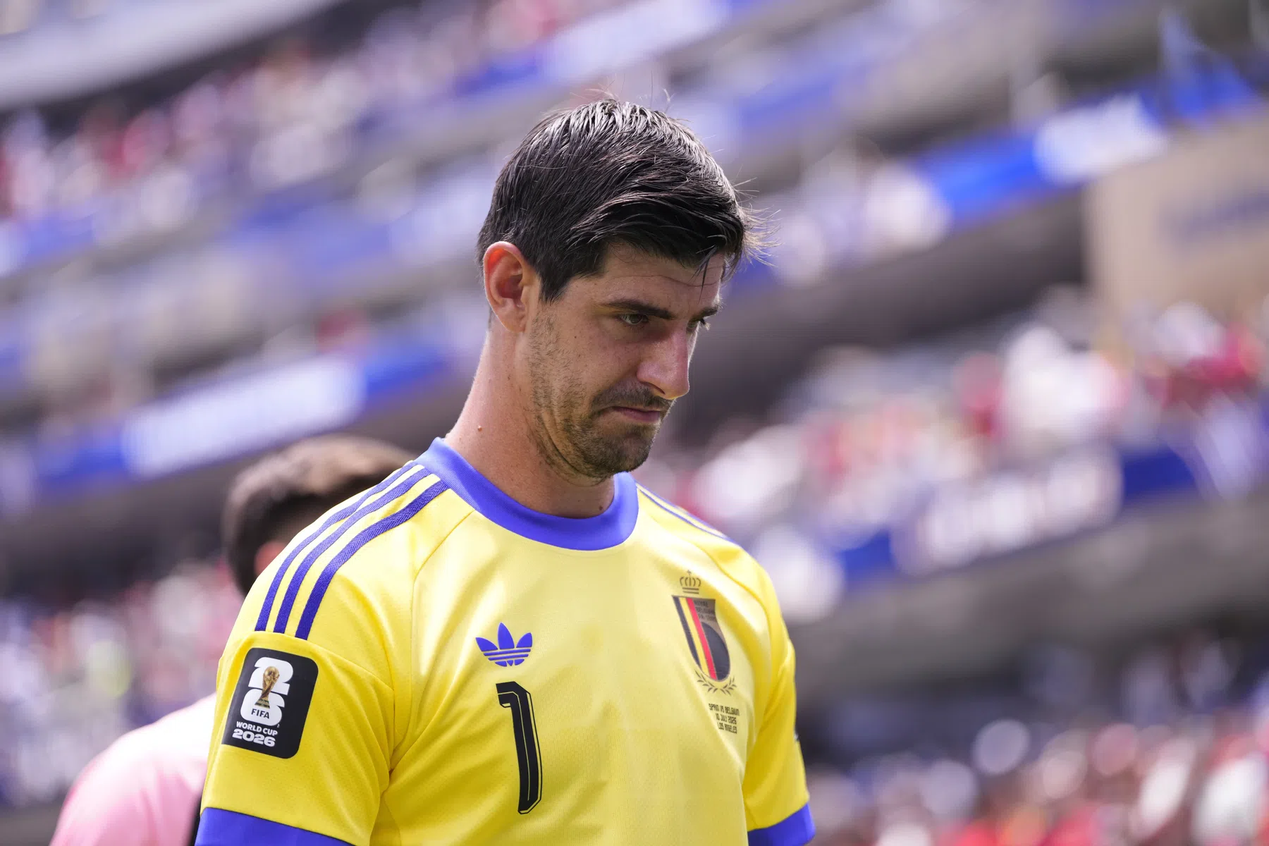 Geblesseerde Courtois wilde blijven staan en hoopt op België-sabbatical