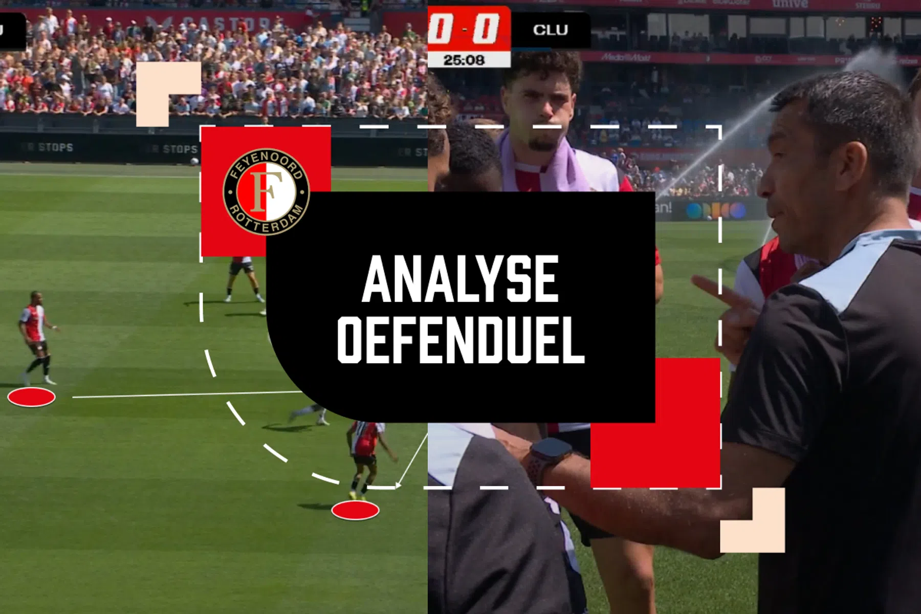 Tactische analyse Feyenoord - Club Brugge: drie dingen