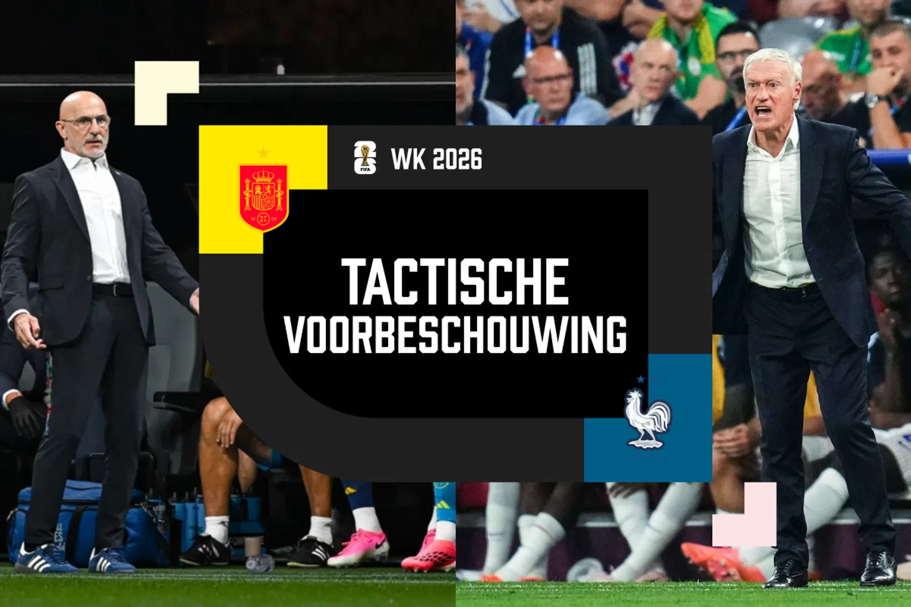 Drie tactische dingen om op te letten tijdens Spanje - Frankrijk