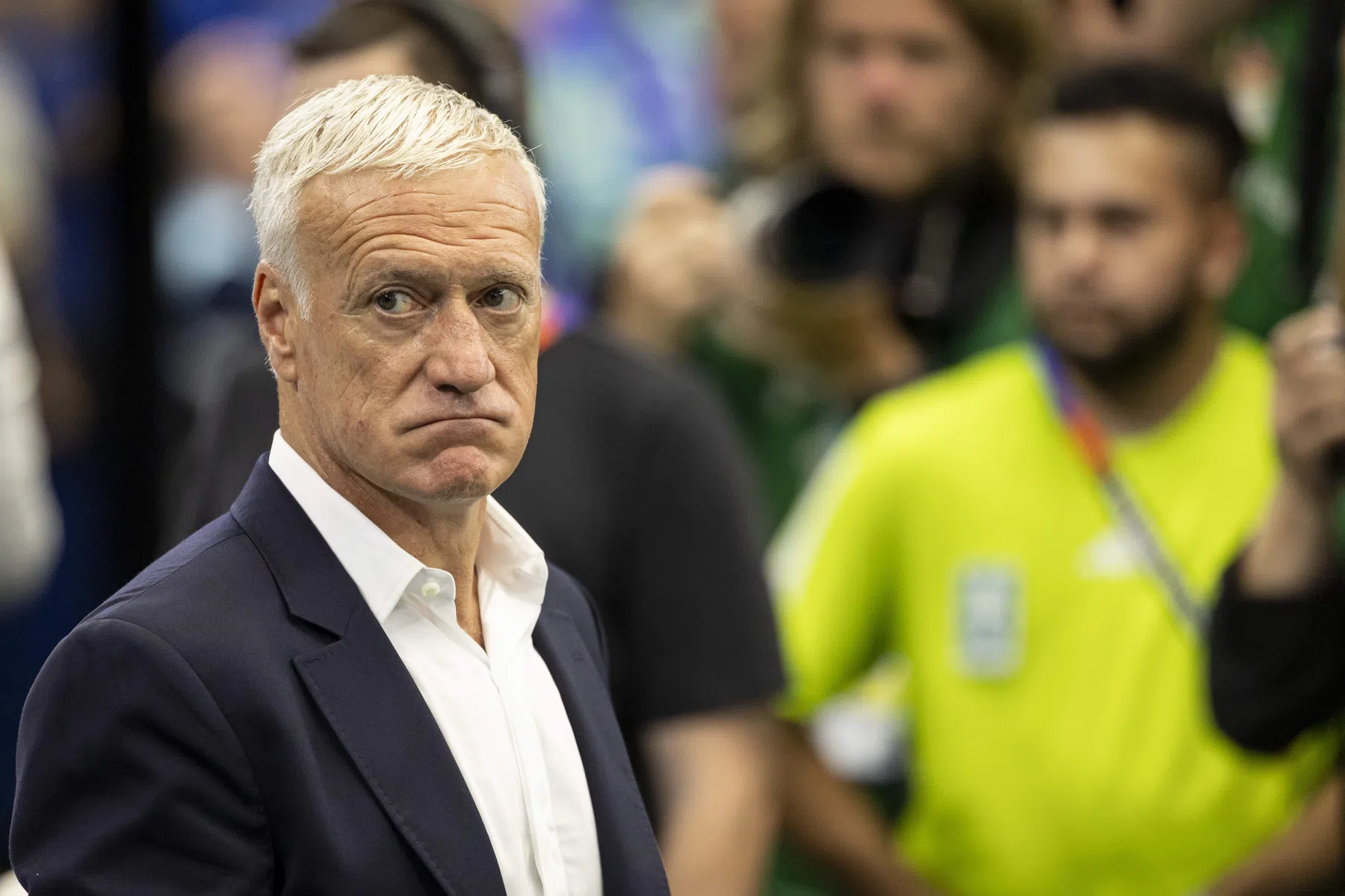 Deschamps loopt unieke hattrick mis