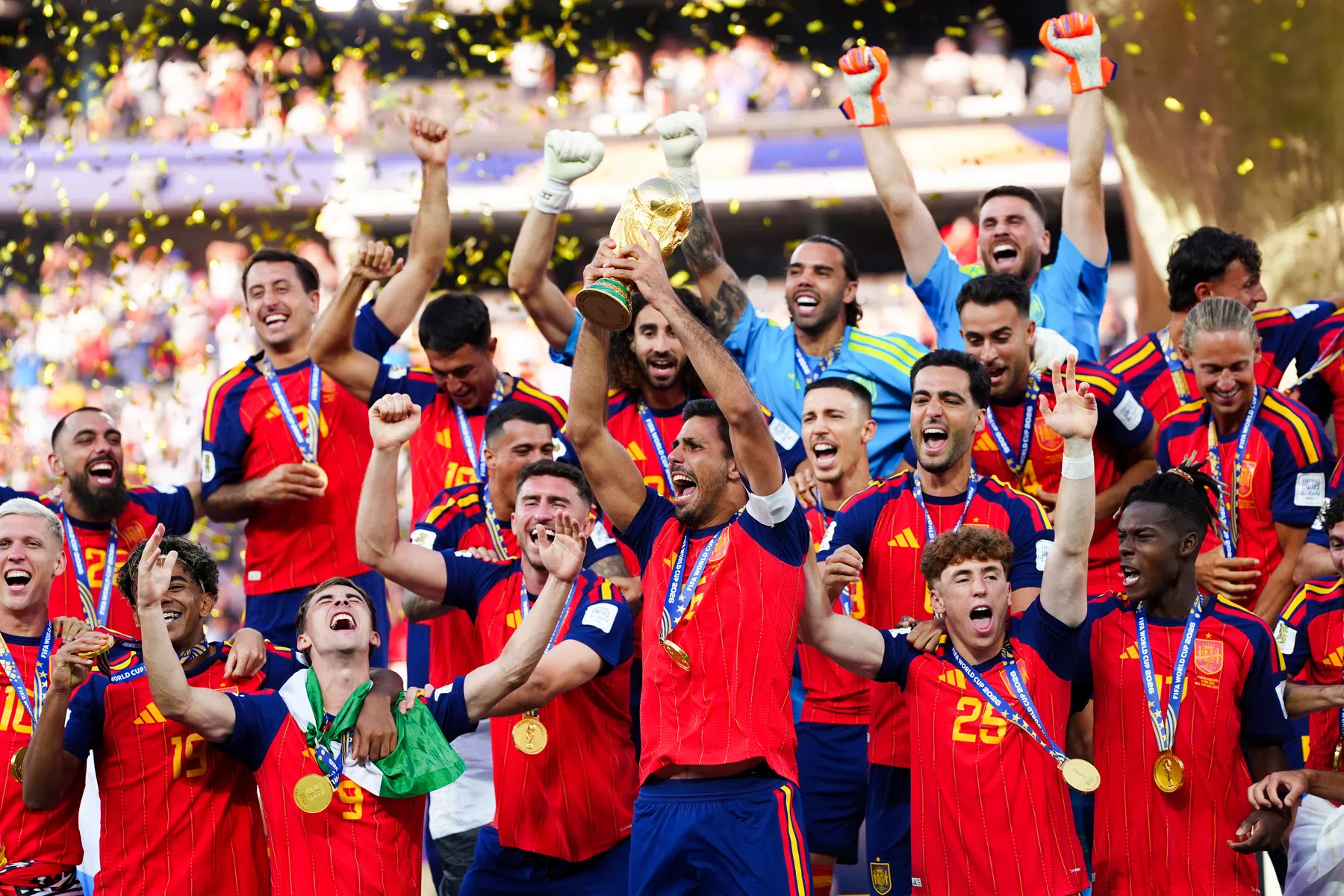 Spain wins the 2026 World Cup by defeating Argentina in