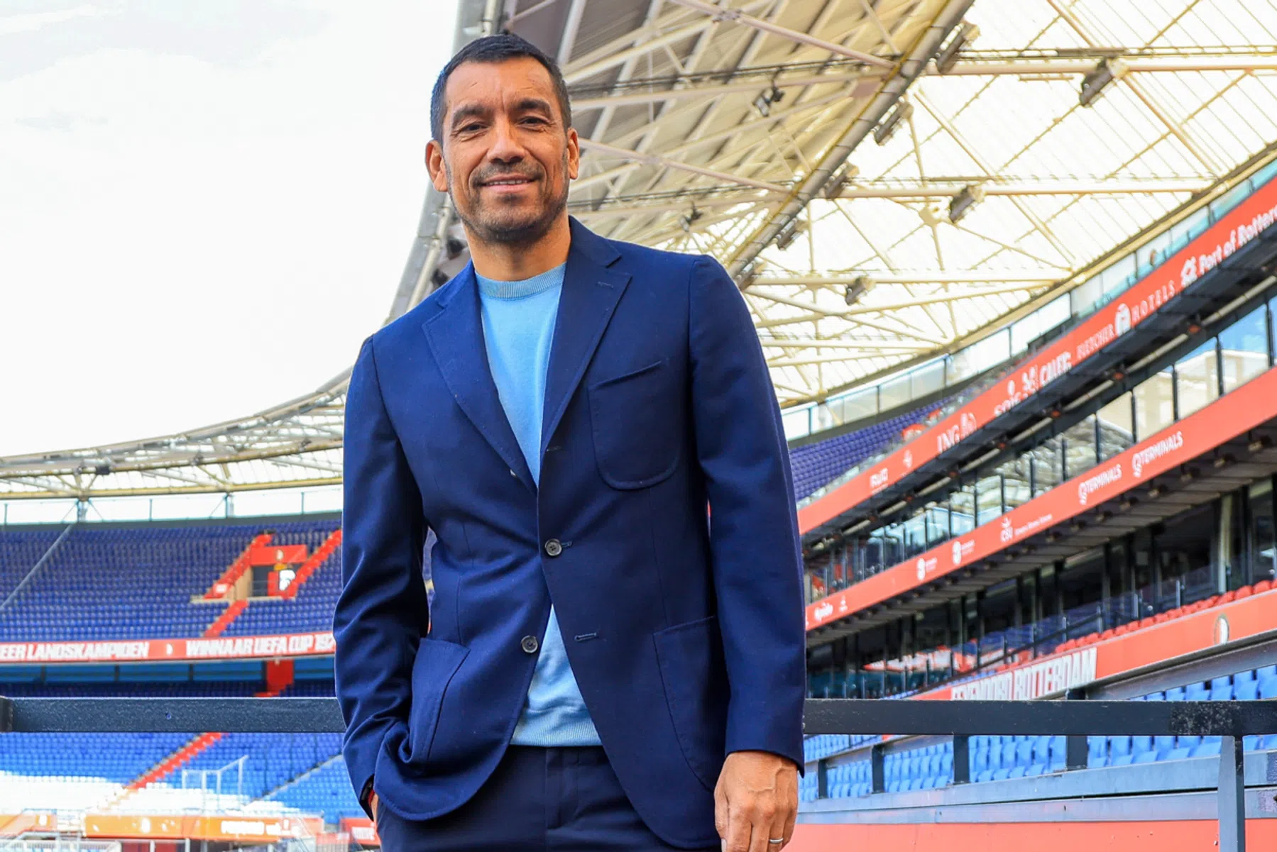 Giovanni van Bronckhorst, terug in De Kuip: 'Welk afbreukrisico loop ik dan?'
