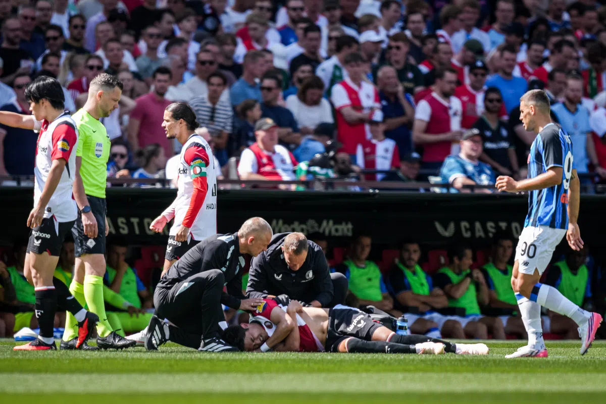 Watanabe ontloopt ernstige blessure: 'Er is niets gebroken'