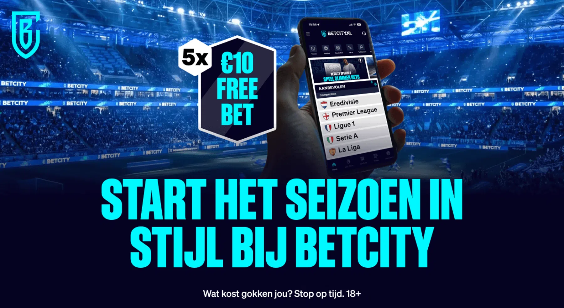 Eredivisie gaat van start: zo kan je €50 aan Free Bets vrijspelen!