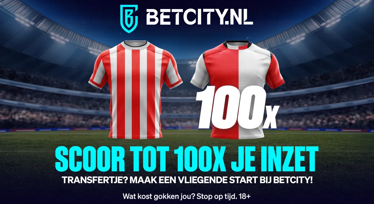 Feyenoord opent Eredivisie met derby: 100x je inzet voor goal tegen Sparta!