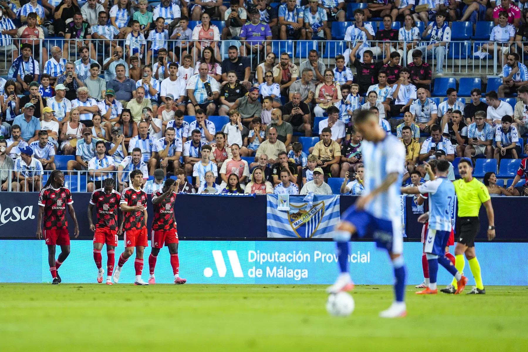 Bijzonder einde in Málaga: Fulham loopt van het veld voor strafschoppenserie