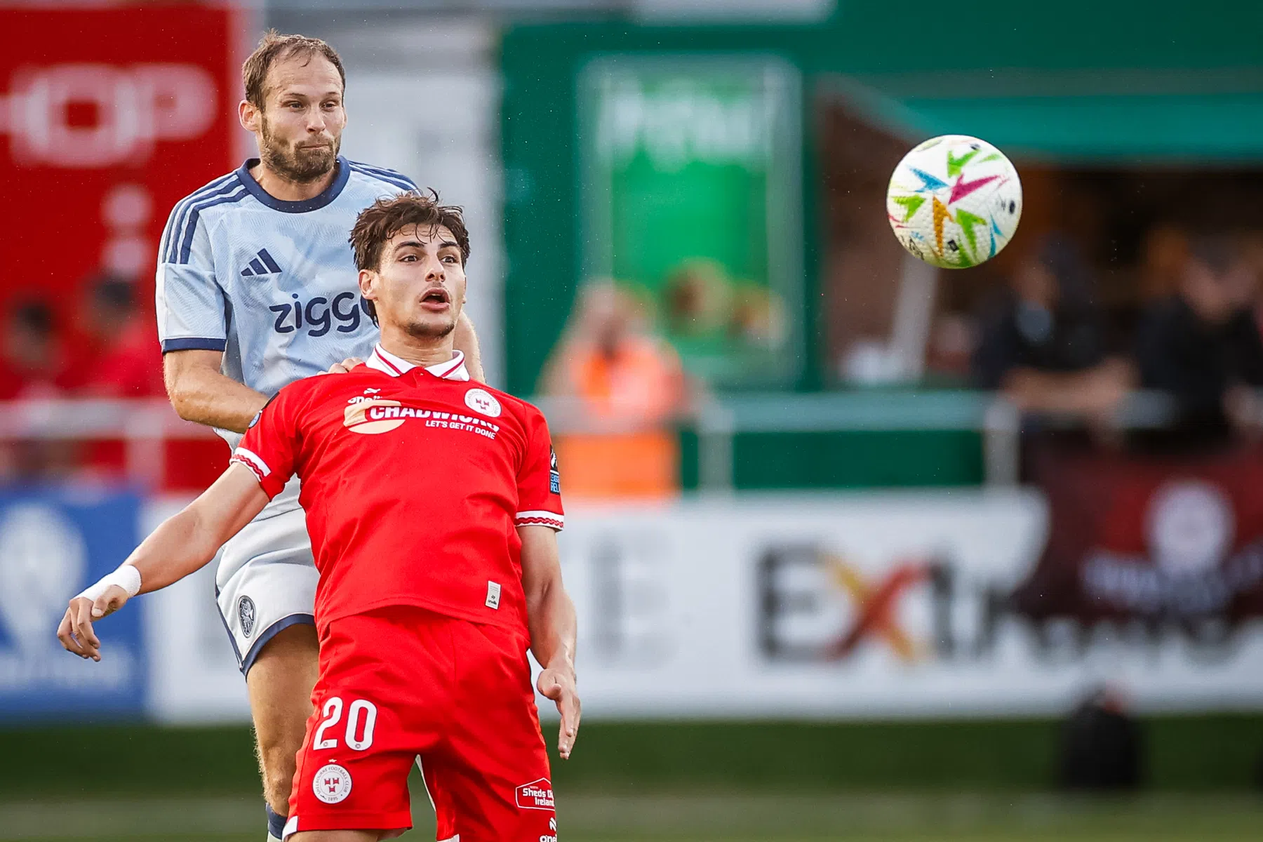 Blind moest tweede helft missen: 'Kwam door die schop' 