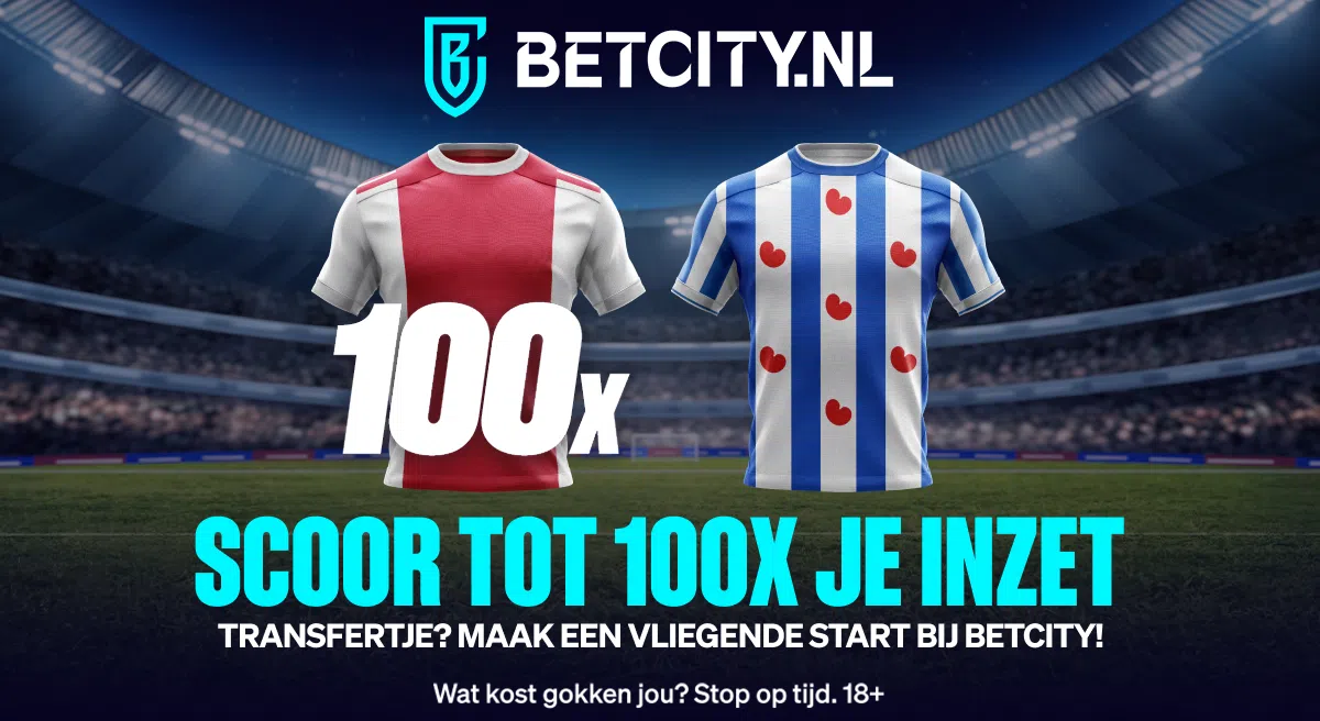 Goal van Ajax tegen SC Heerenveen kan 100x je inzet opleveren!