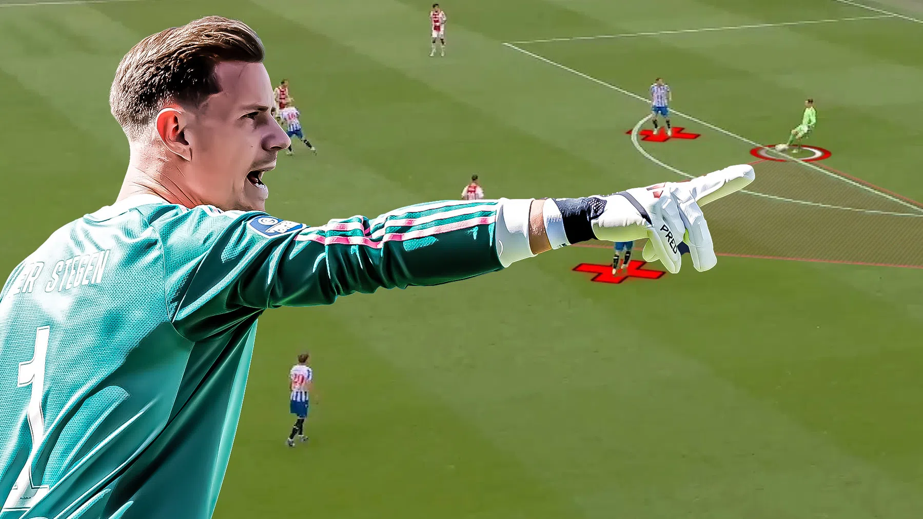 Ter Stegen gives Ajax new options in build-up play