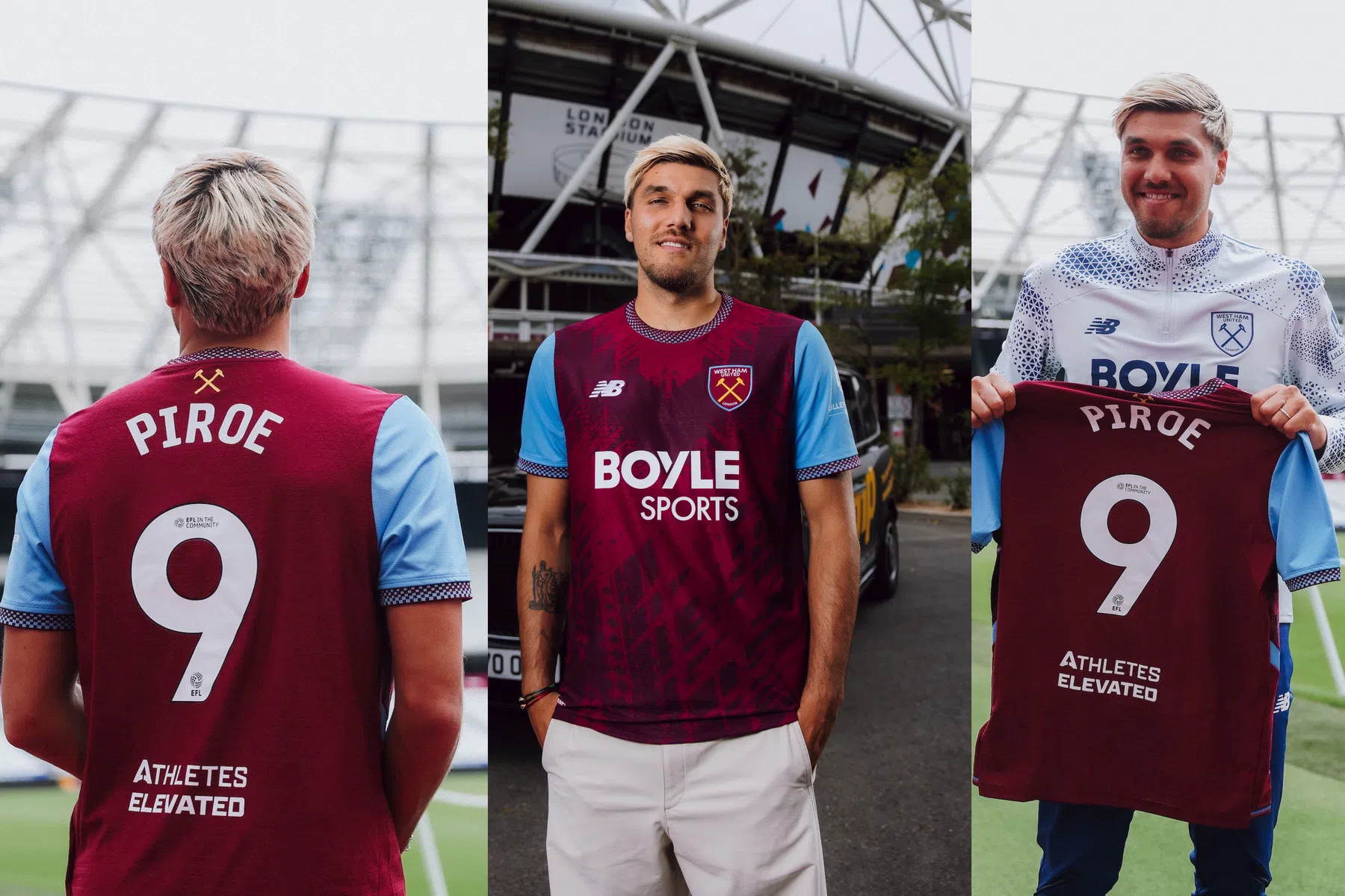 West Ham hand Joel Piroe No 9 shirt after striker’s arrival