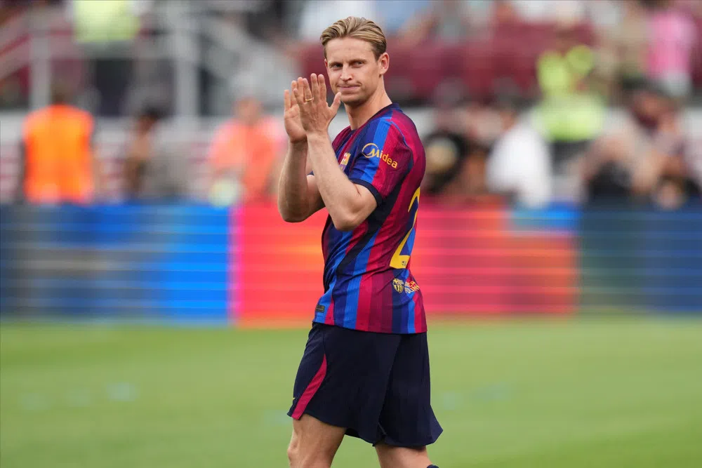 Flick geeft update over Frenkie de Jong — photo: Voetbal International
