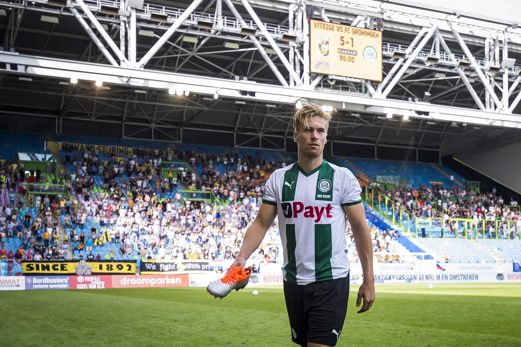 Goalgetter Tom van Weert (36) ended his career in