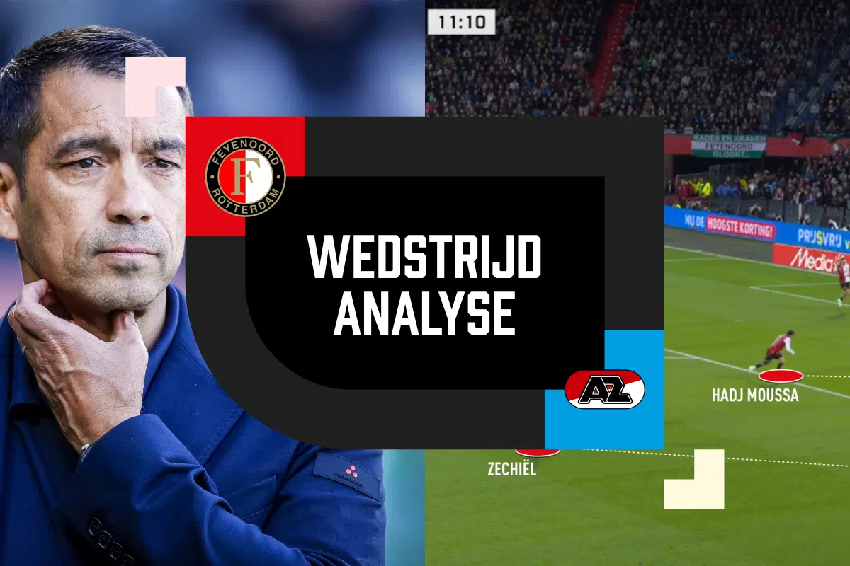 Deze vroege storm van Feyenoord kwam AZ niet te boven